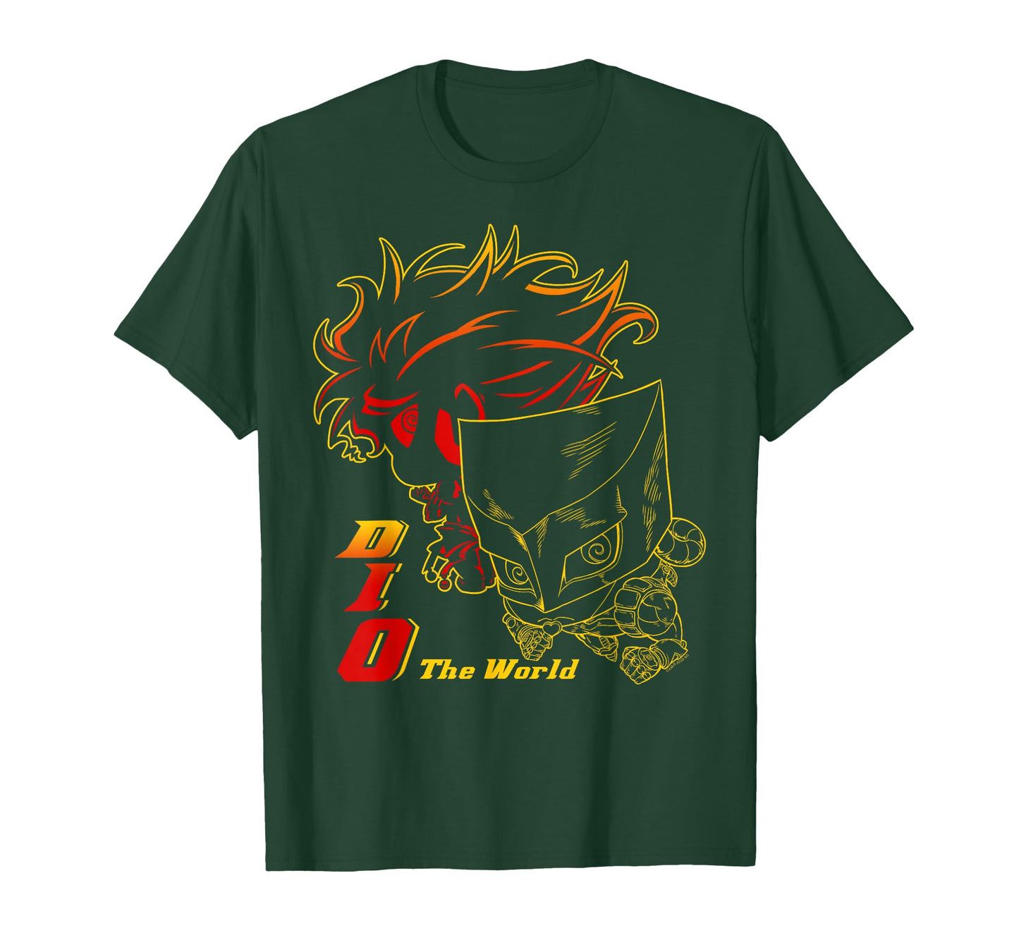 JoJo's Bizarre Adventure Part 3 DIO & The World Chibi Anime T-Shirt