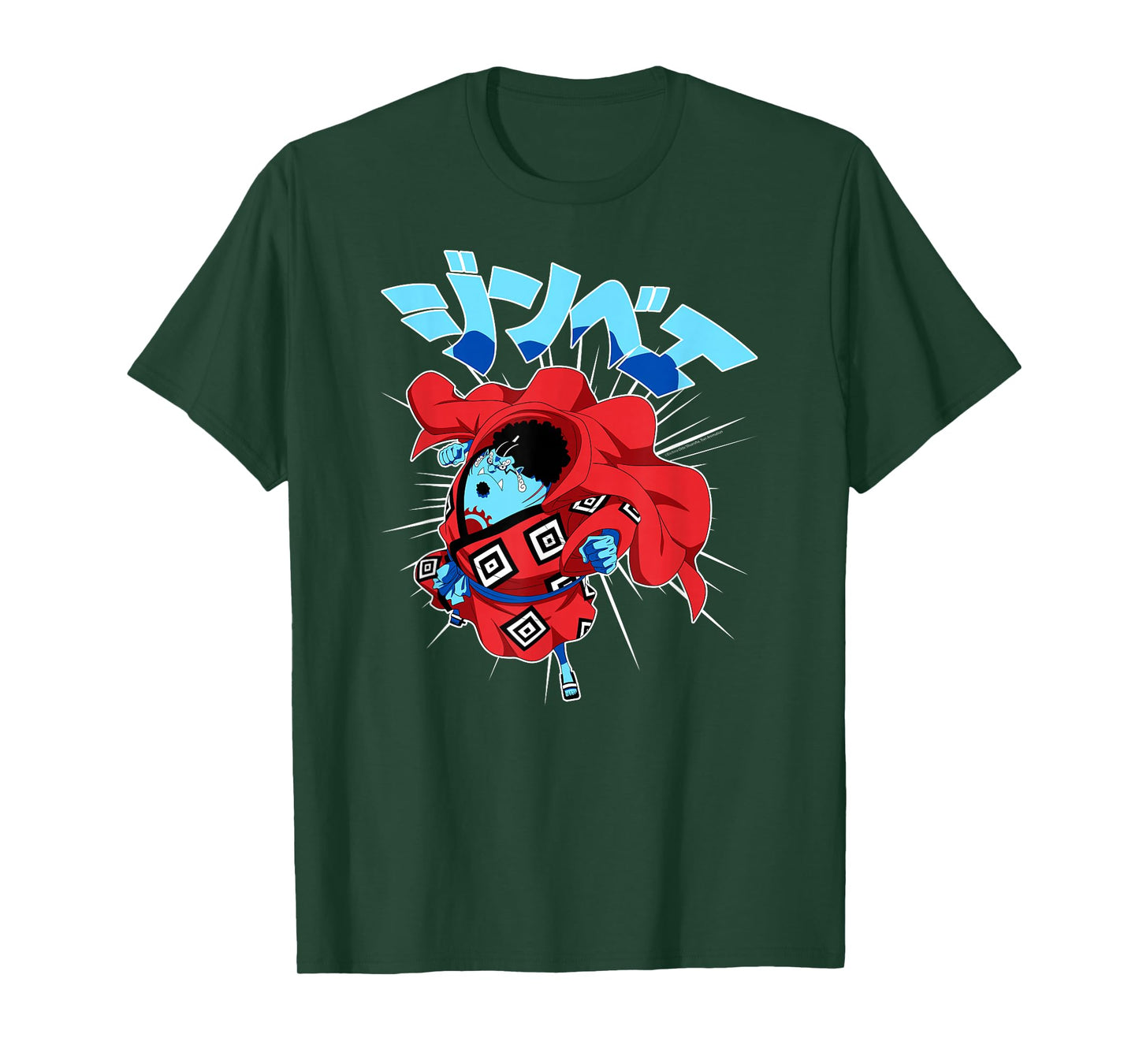 One Piece Anime Jinbei Burst Wano Costume T-Shirt