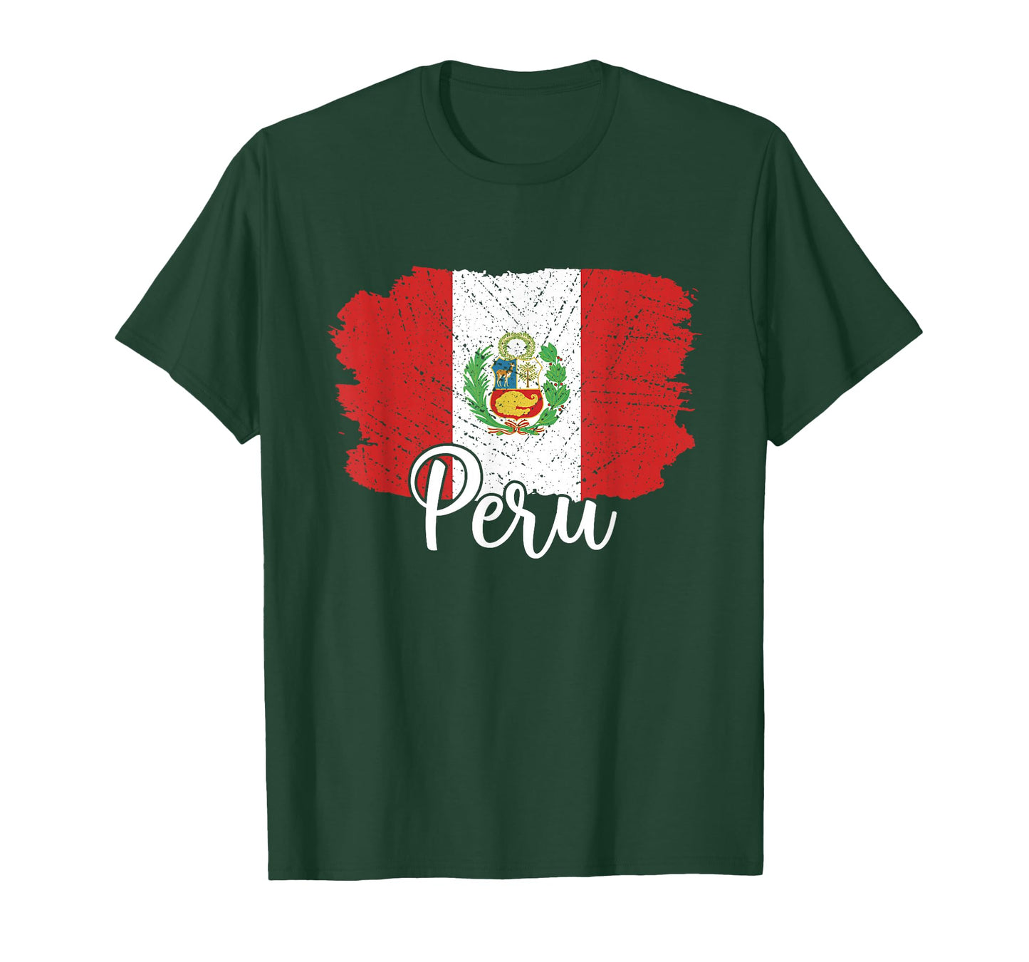 Peru Flag Men Women Kids Peru Country T-Shirt