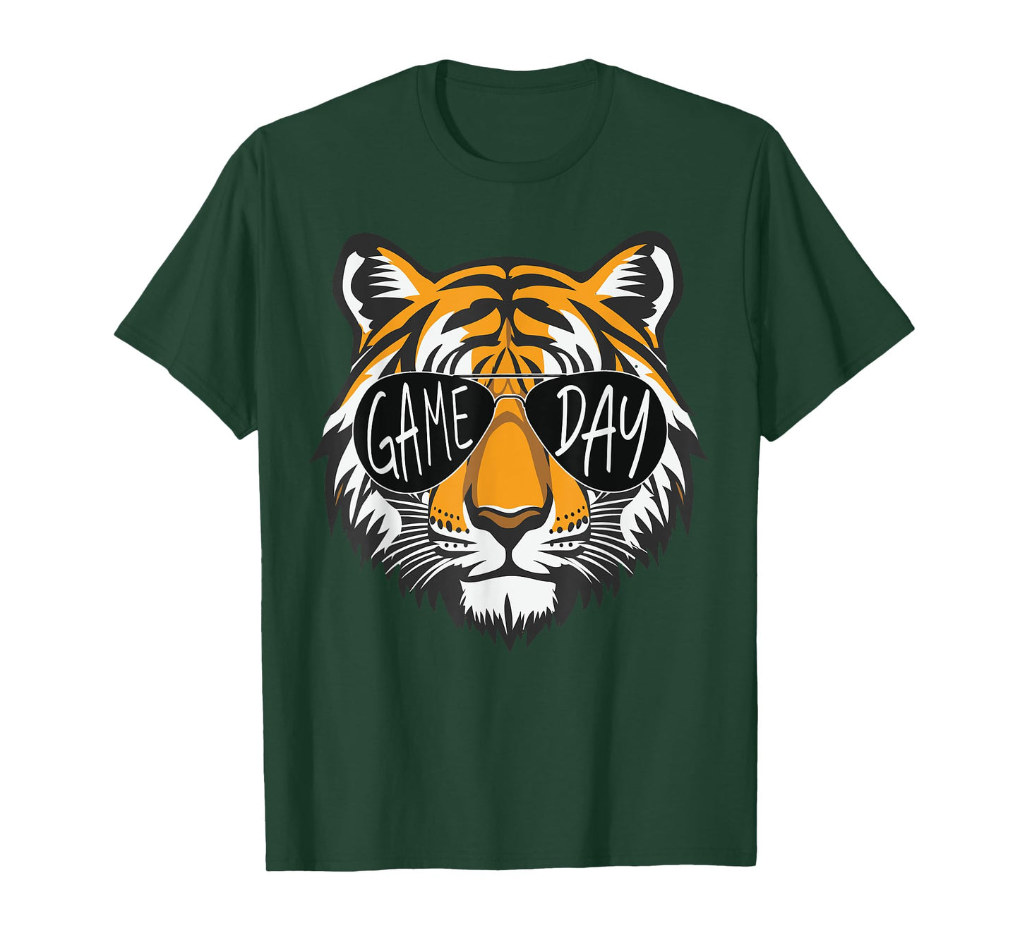 Touchdown American Football Game Day Thanksgiving Tiger Cool T-Shirt
