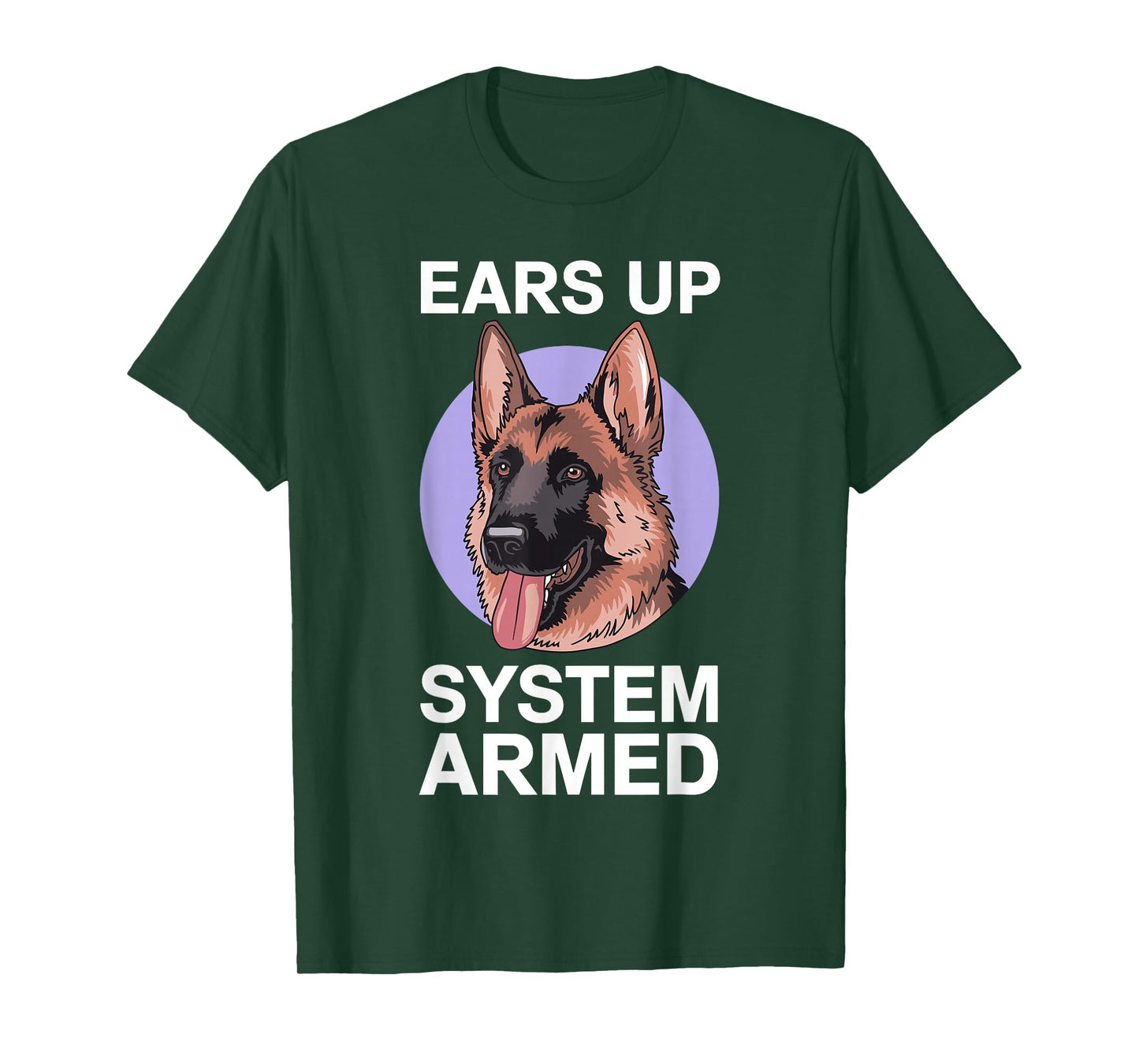 German Shepherd Art for Men Women Dog Owner German Shepherd T-Shirt