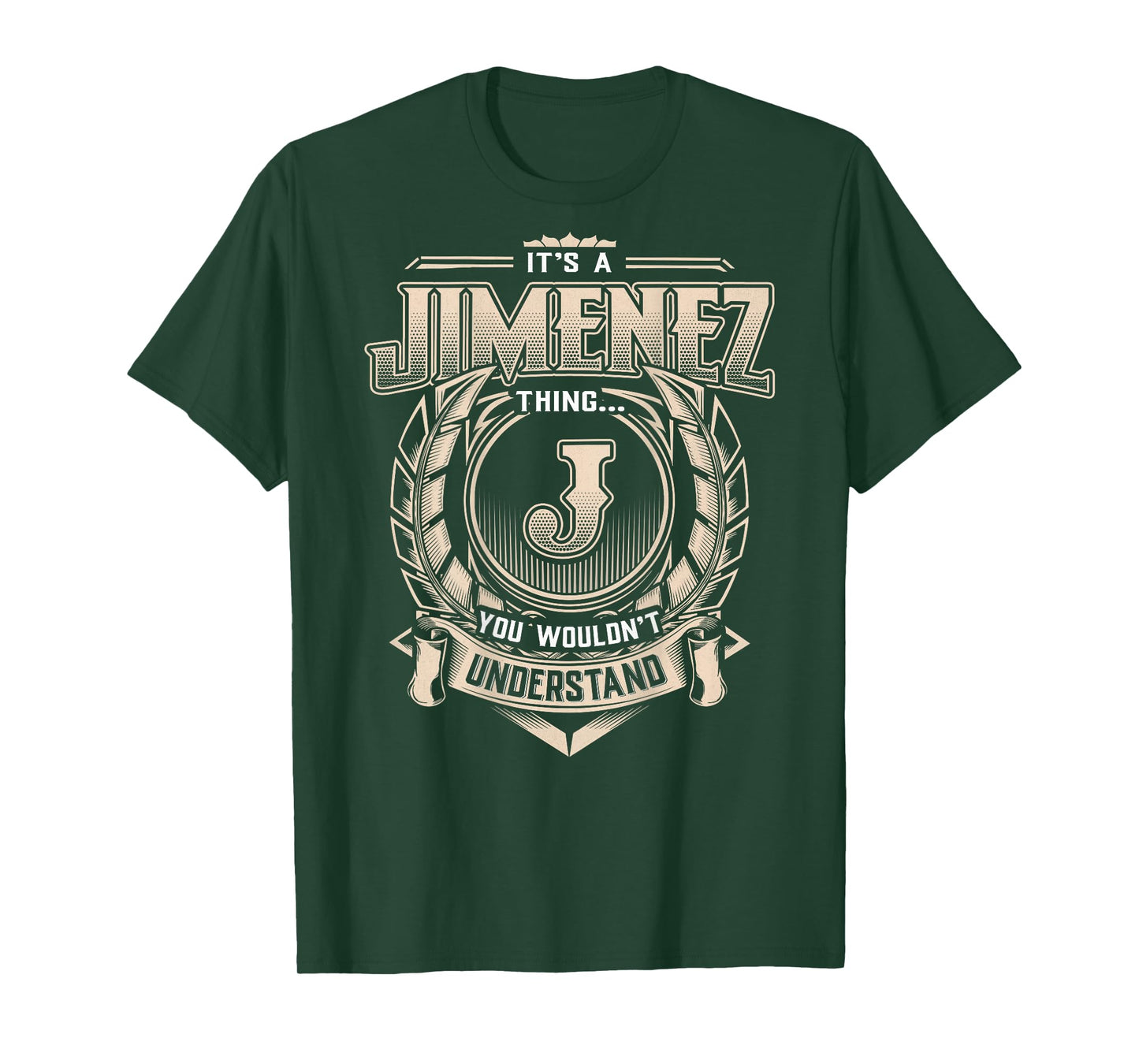 Jimenez Last Name Shirt It's A Jimenez Thing T-Shirt
