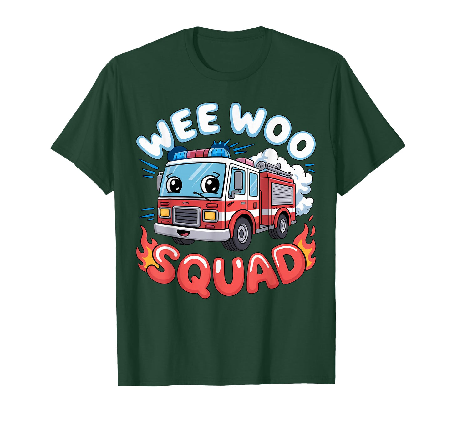 Wee Woo Squad Fire Truck T-Shirt