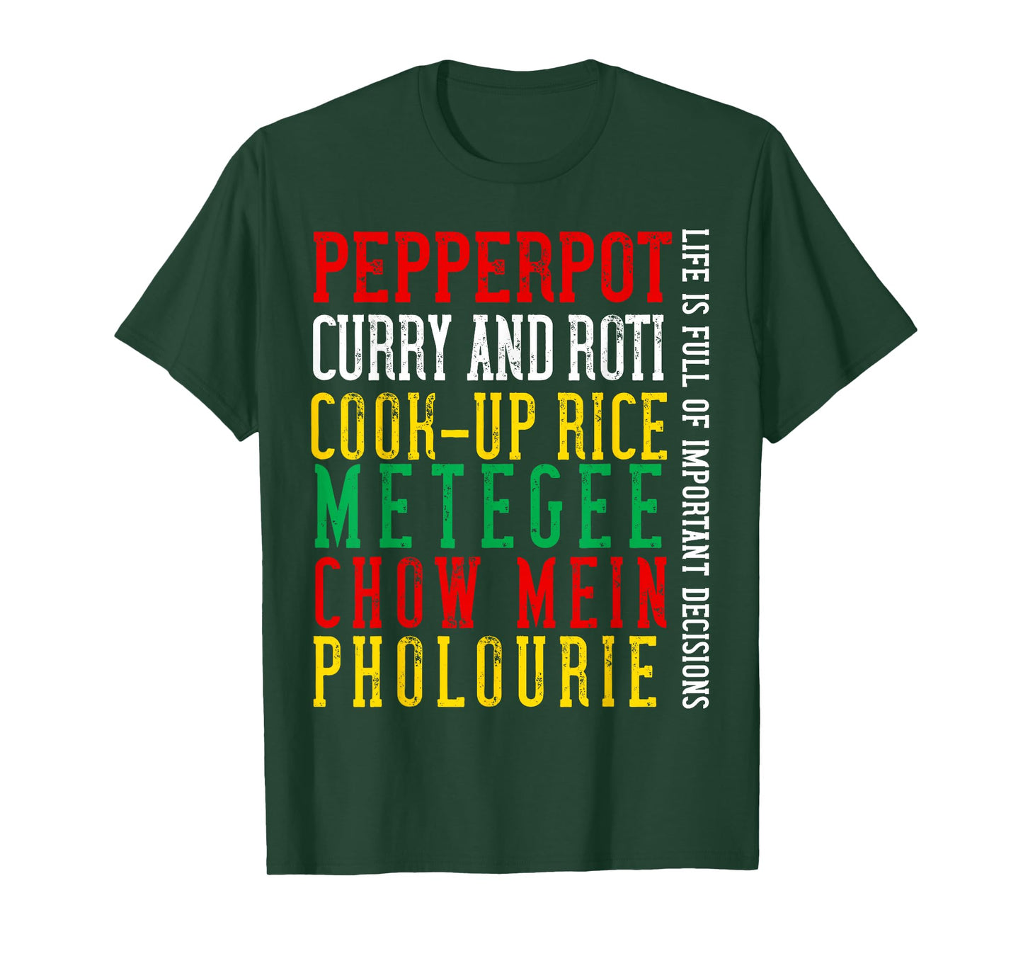 Guyana Food Guyanese Pride For Men Women Heritage Roots Love T-Shirt