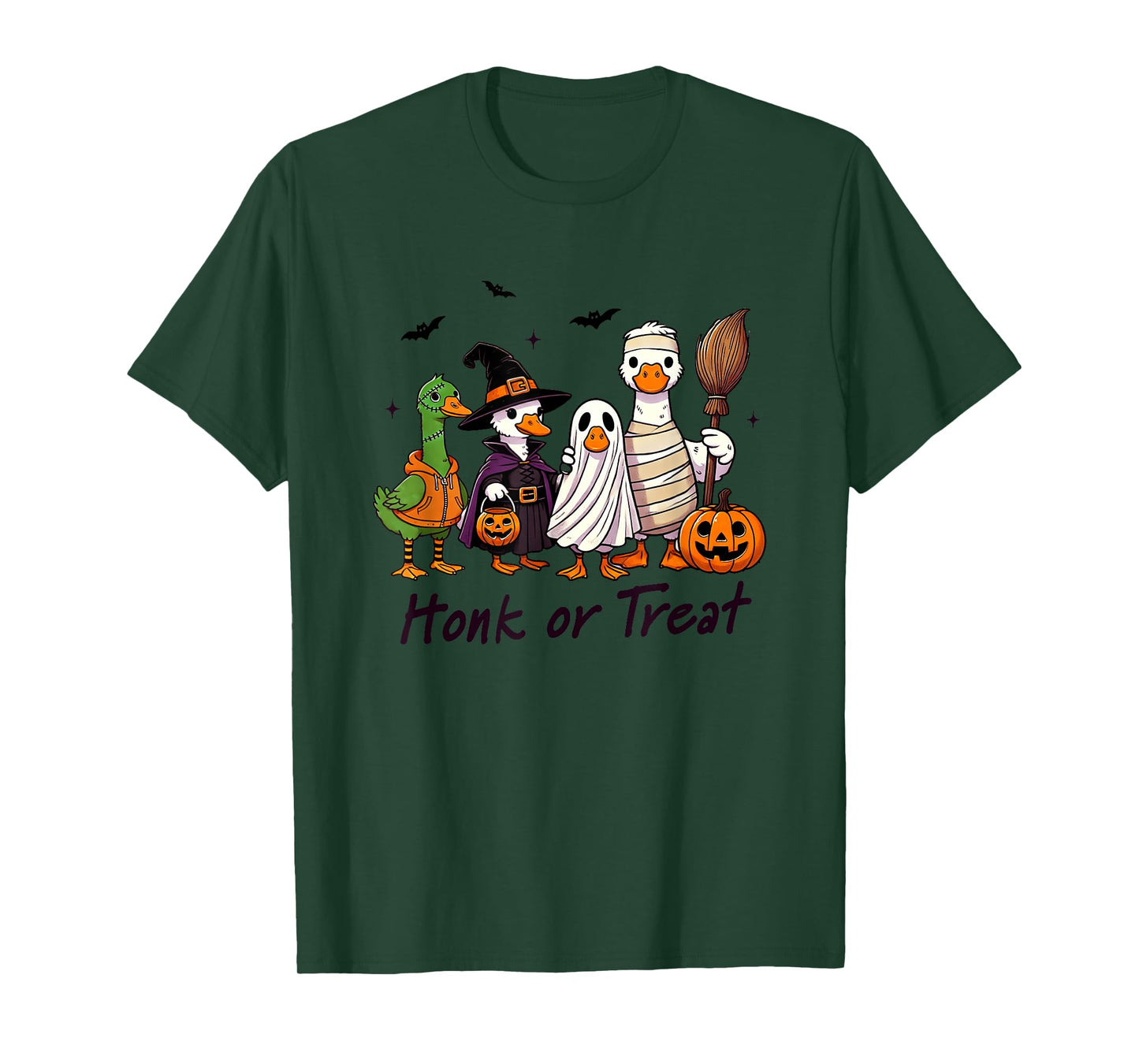 Honk Or Treat Goose Halloween Costume Fun T-Shirt