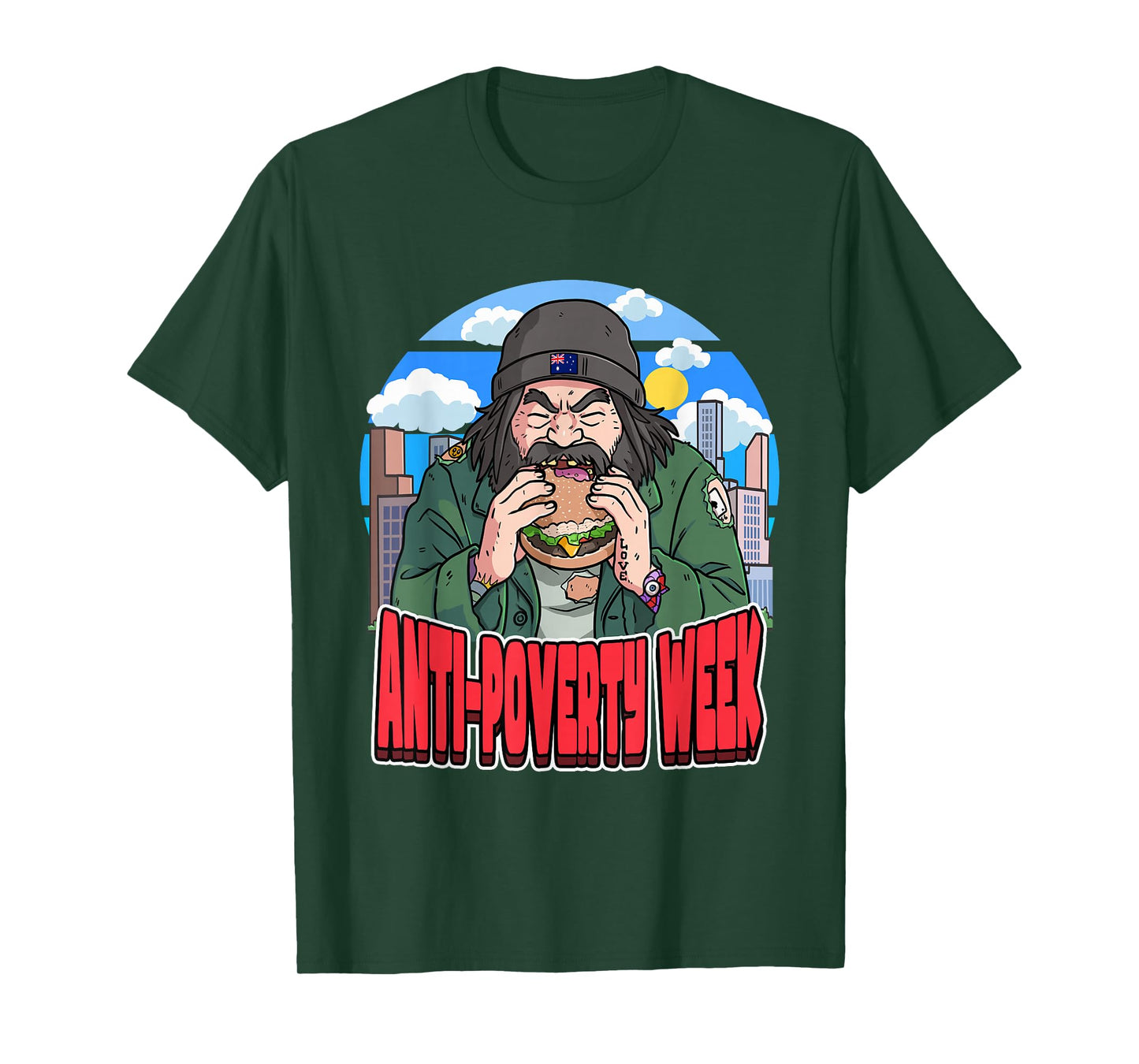 Anti-Poverty Week October Australia Help Homeless T-Shirt