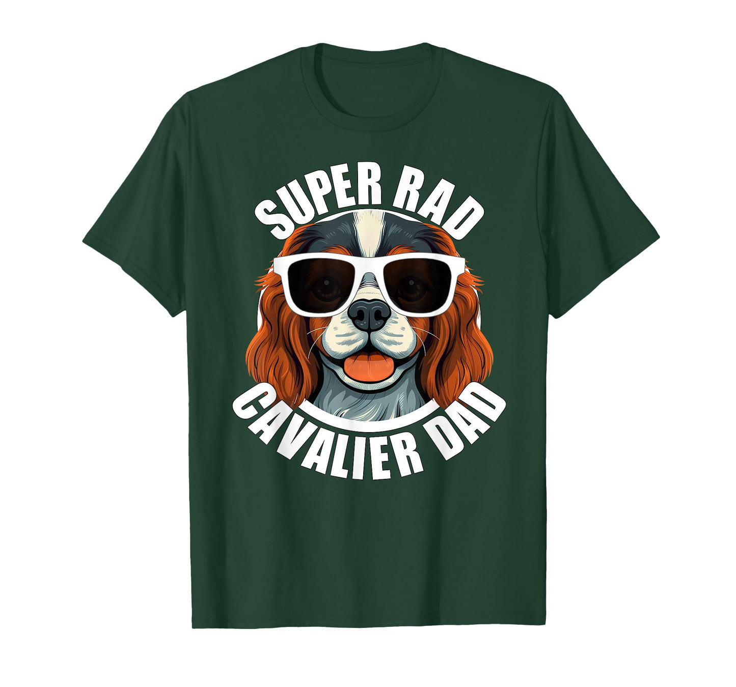 Cavalier King Charles Spaniel Dad Funny Father’s Day T-Shirt