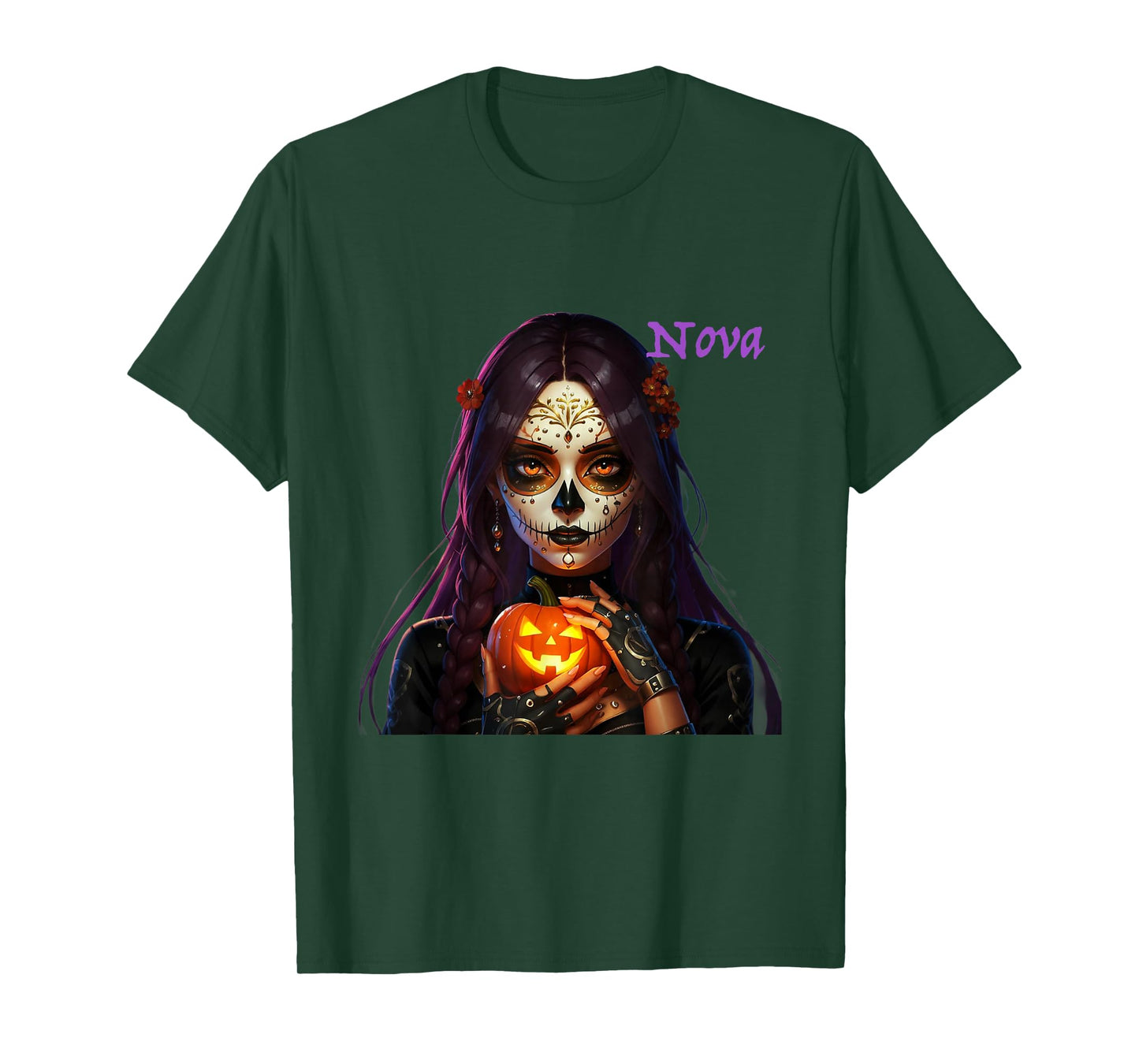 Dia de Los Muertos Nova Edition, Anime Art Design T-Shirt