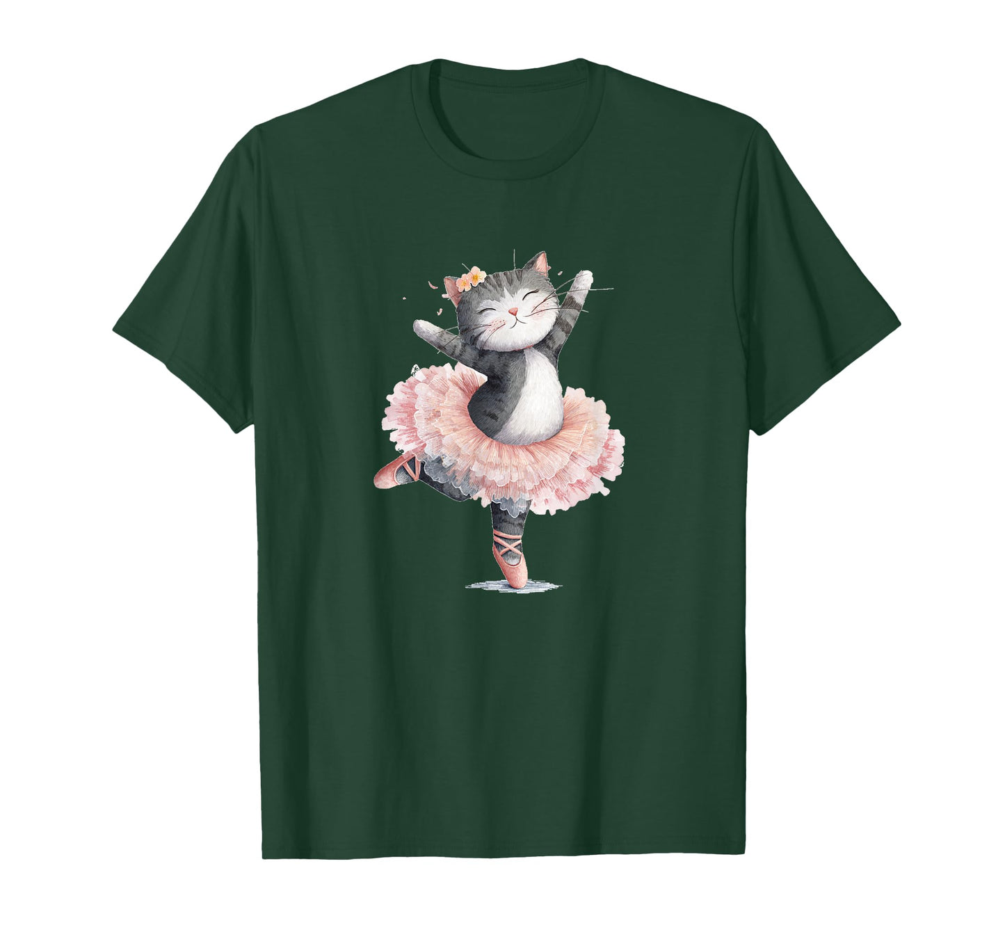 Dancing Tutu Cat Costume for Cats Lovers T-Shirt