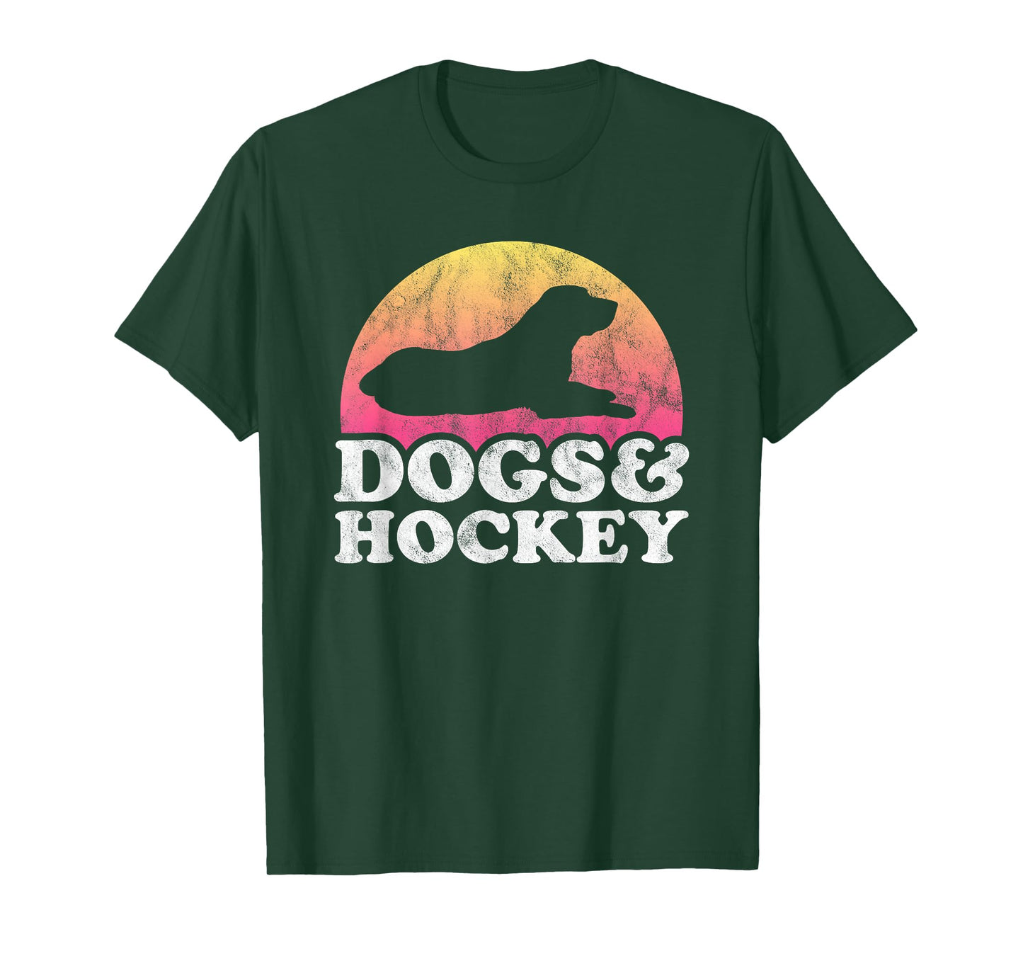 Dogs and Hockey Men's or Women's Dog T-Shirt