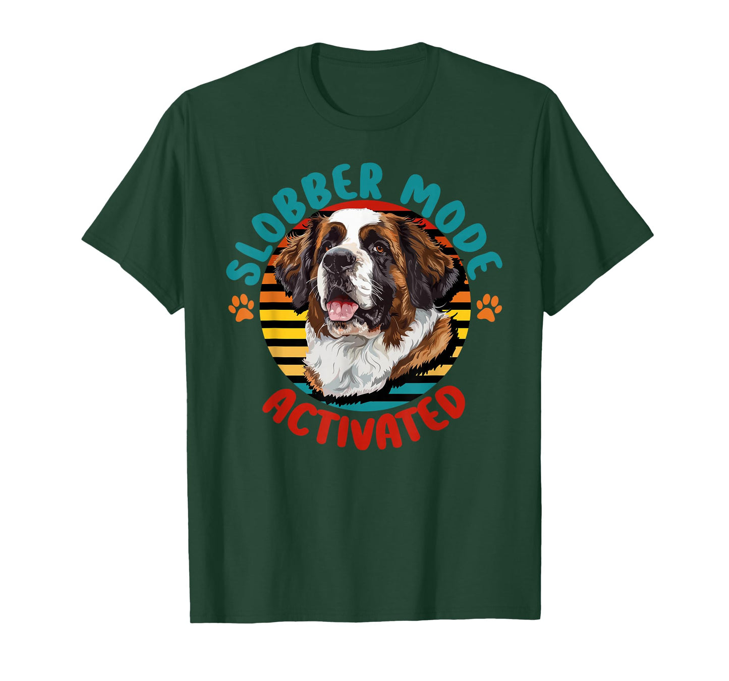 St Bernard Owner Funny Large Dog Slobber Saint Bernard Lover T-Shirt