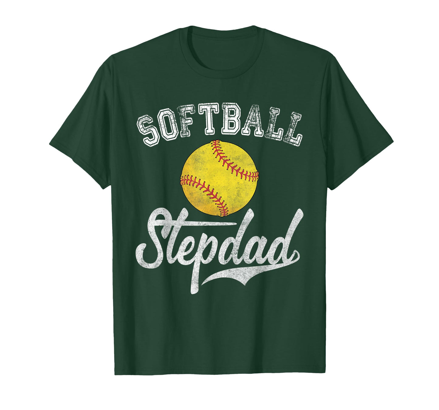 Softball Stepdad tshirt Sport Stepfather T-Shirt
