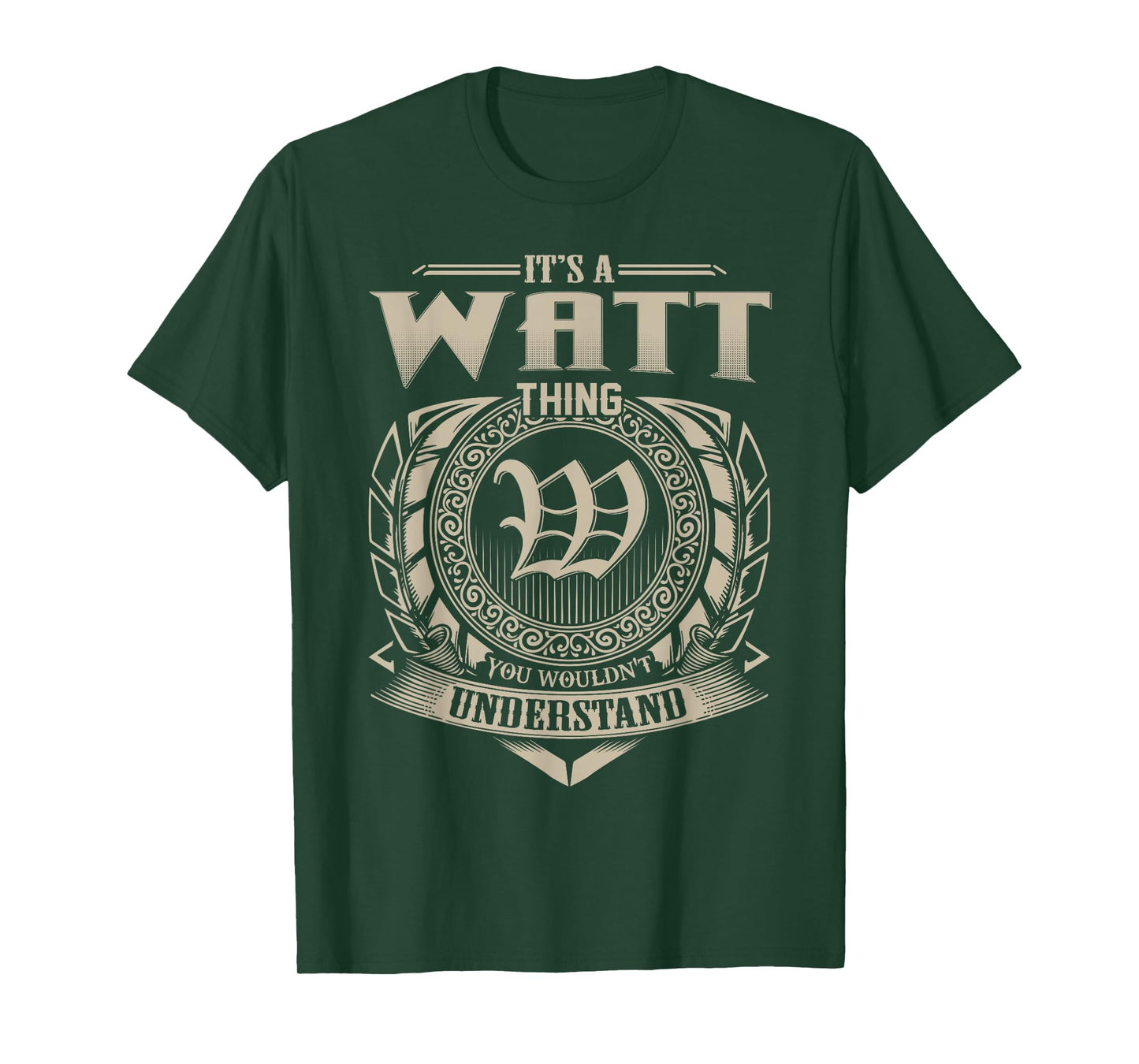 It's A WATT Thing You Wouldn't Understand Name Vintage T-Shirt