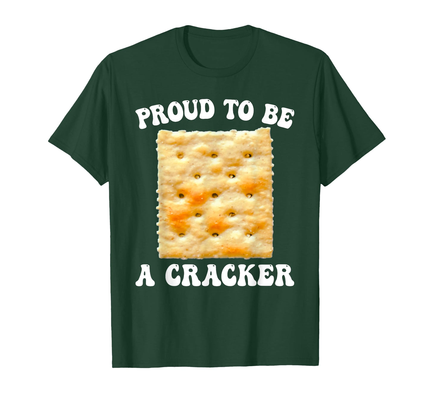 Proud to be a Cracker Funny Snack Halloween Biscuit Costume T-Shirt