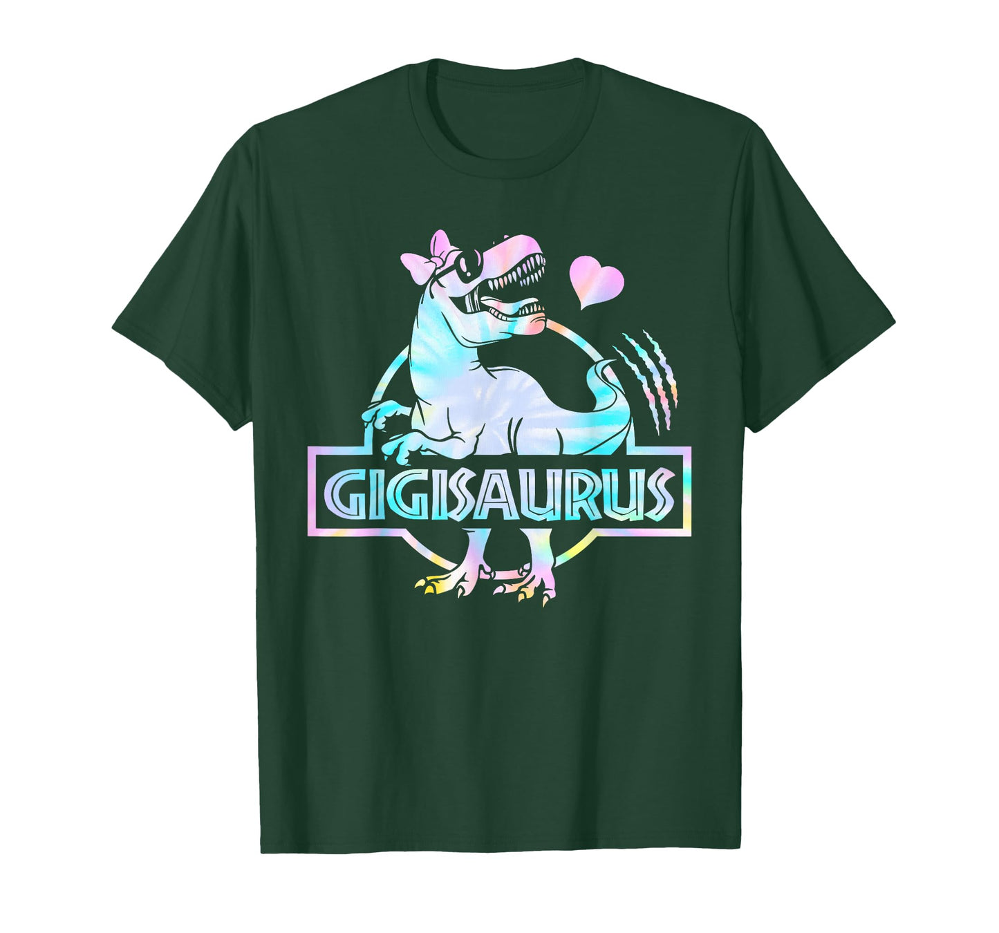 Gigisaurus T Rex Dinosaur Gigi Saurus Family Matching Women T-Shirt
