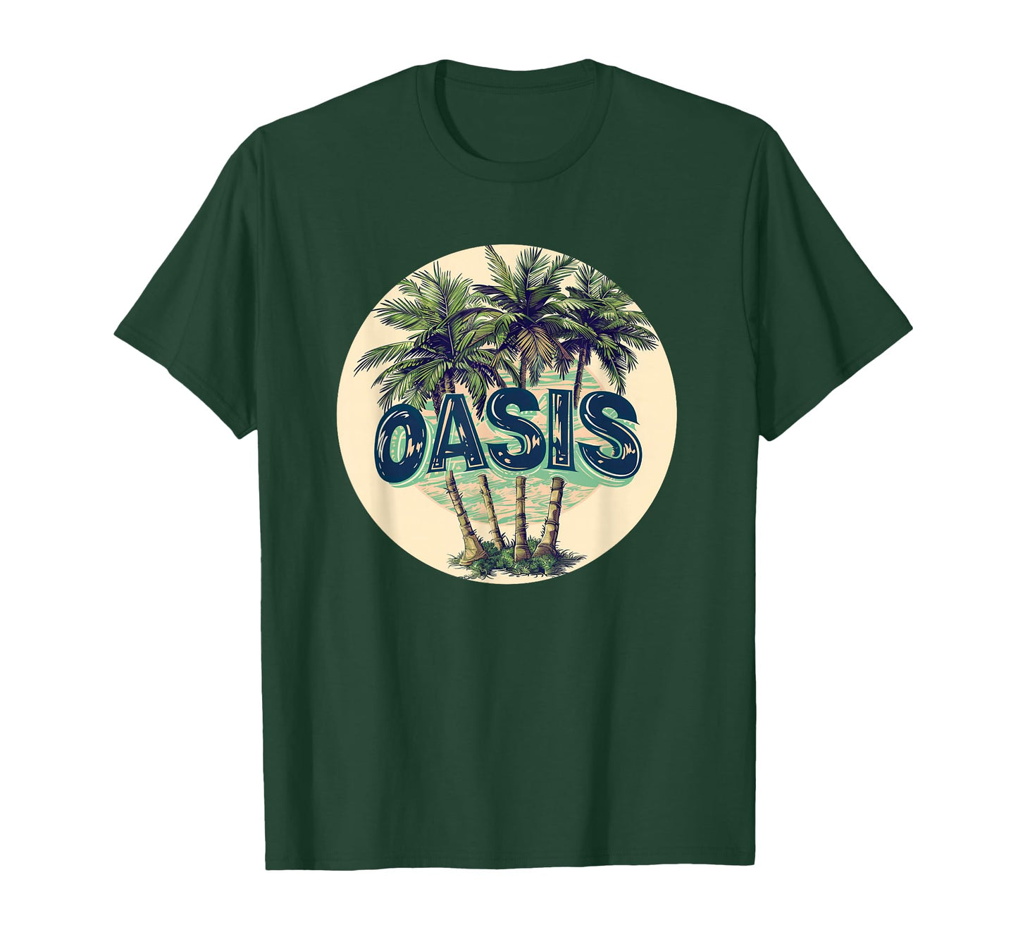 Amazing Oasis Graphic Outfit for a Restful Break T-Shirt