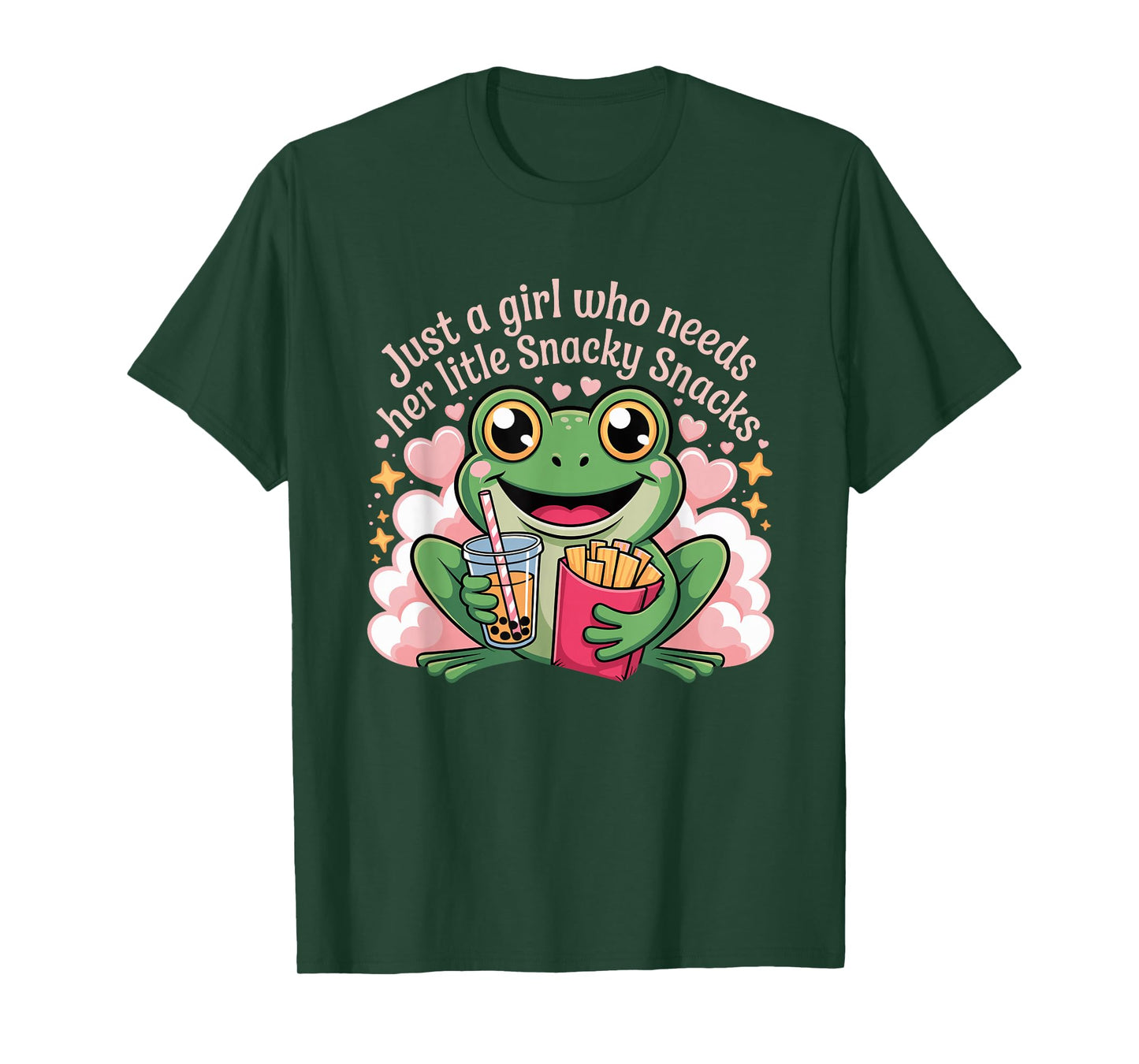 Just a Girl who Needs her Little Snacky Snacks T-Shirt