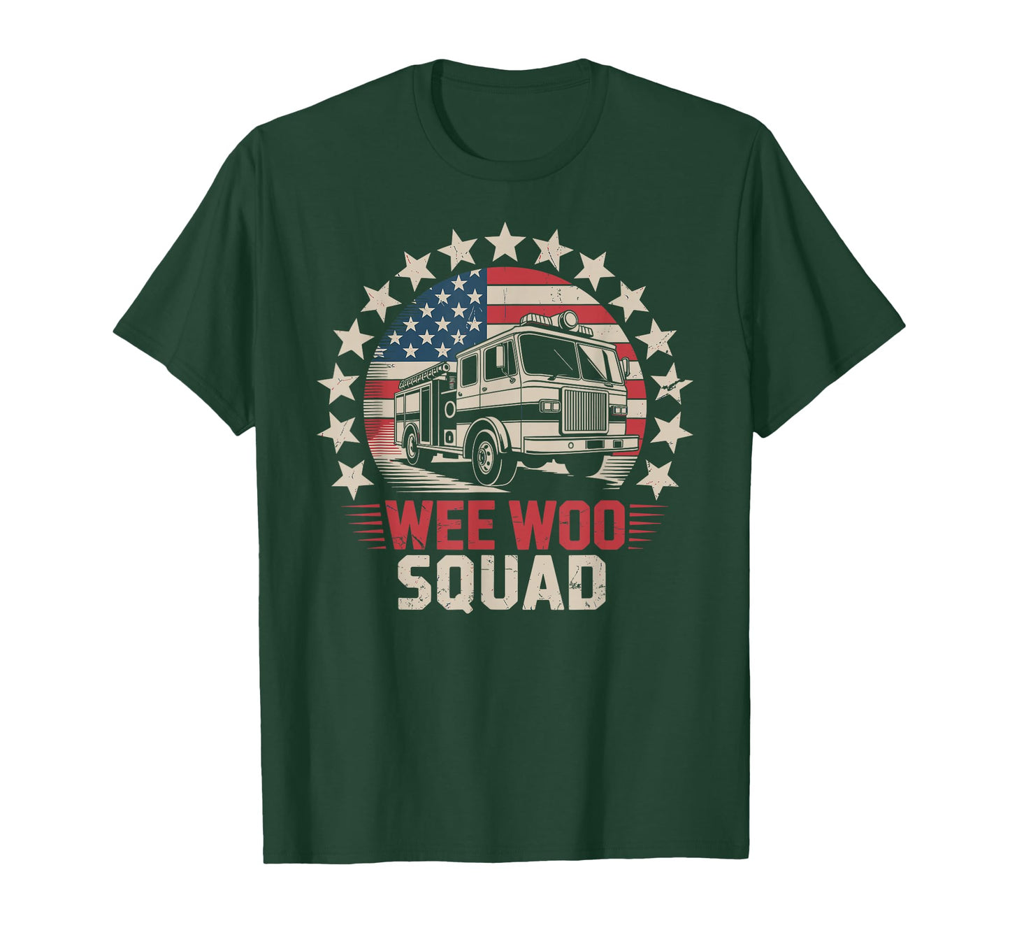 Wee Woo Squad Firefighter T-Shirt