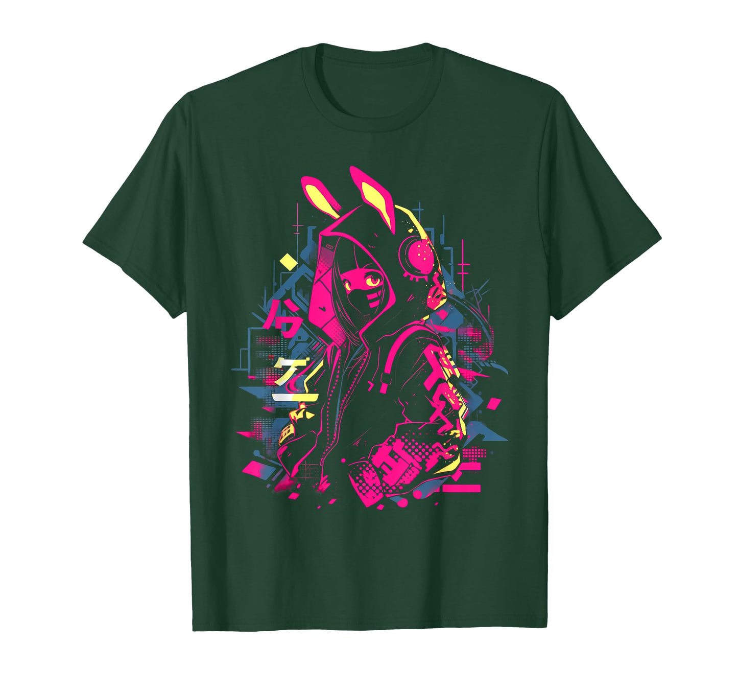 Anime Manga Cyberpunk Aesthetic Techwear Harajuku T-Shirt