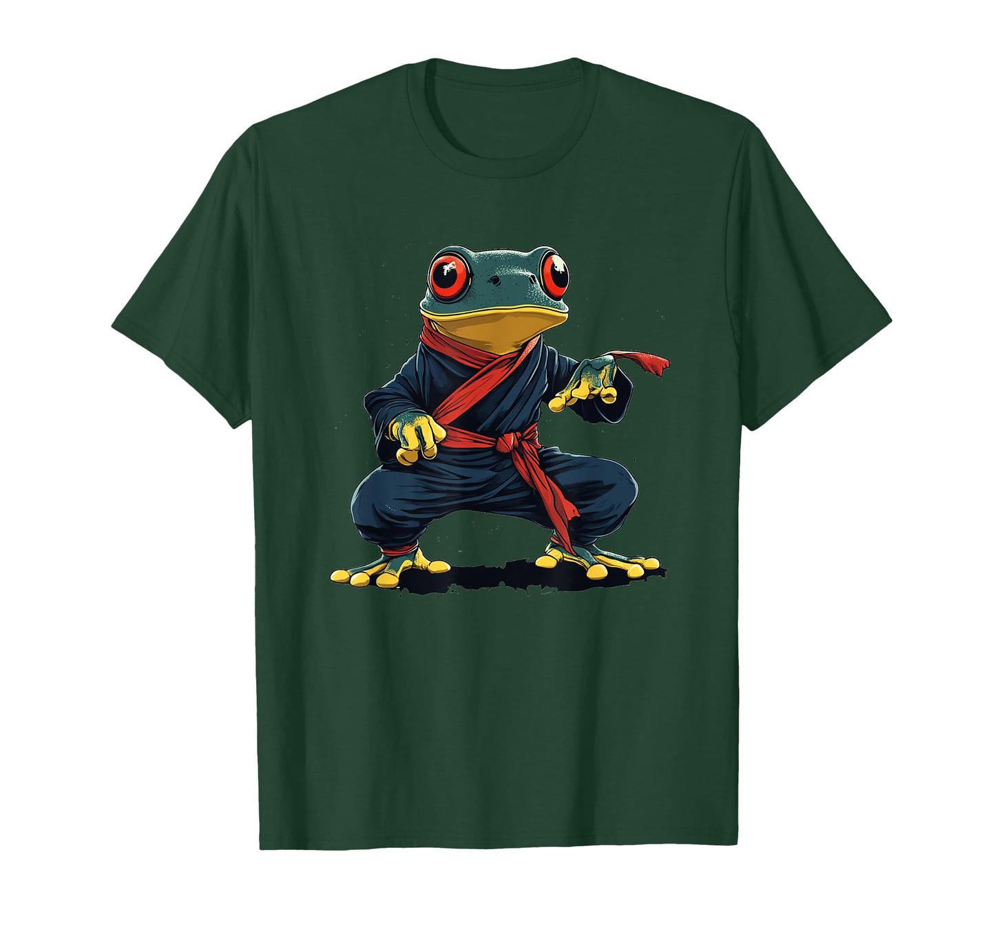 Cool Karate Frog Costume for Ninja Boys and Girls T-Shirt