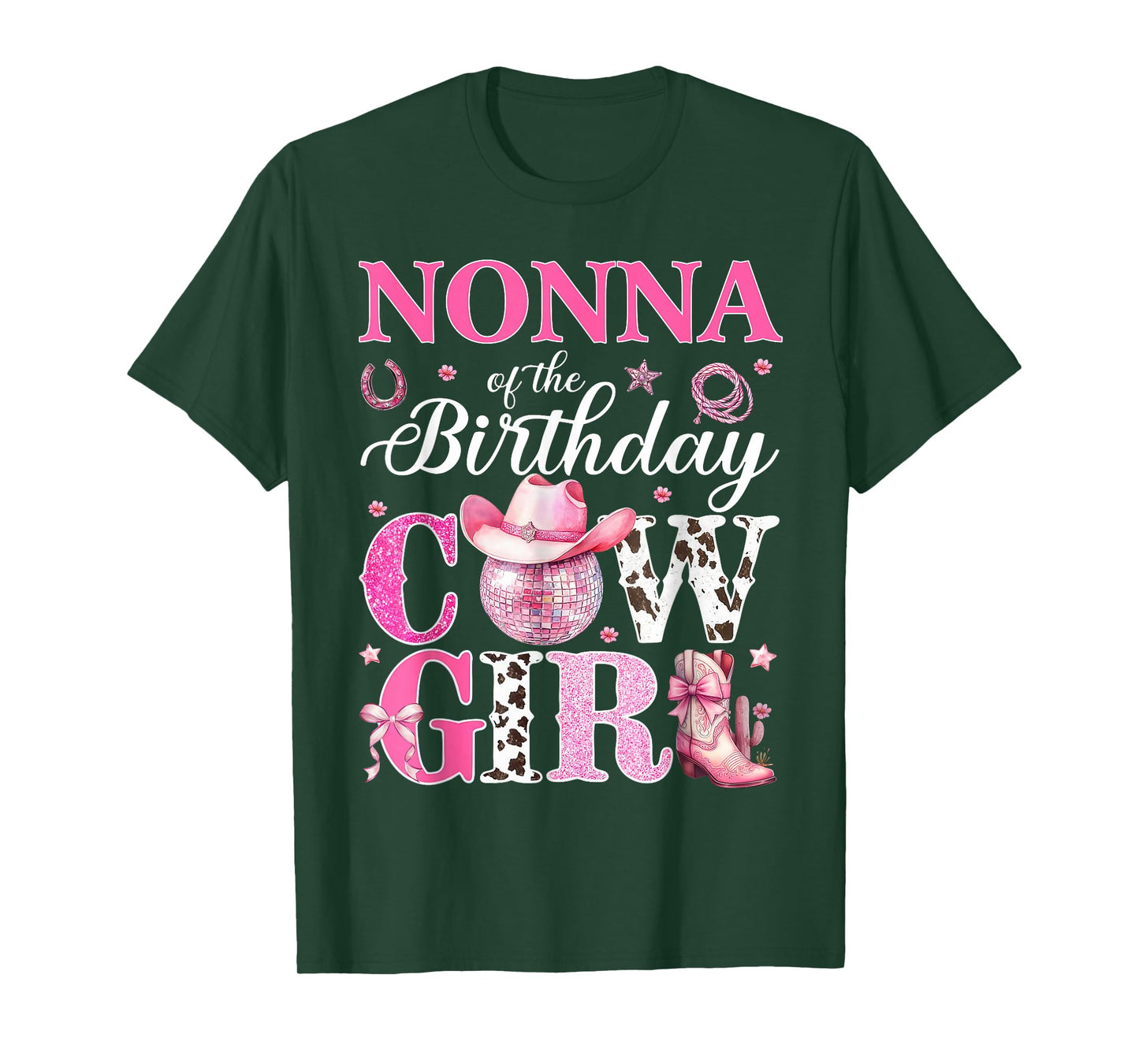 Nonna Of The Birthday Cowgirl Rodeo Party Bday Girl Party T-Shirt
