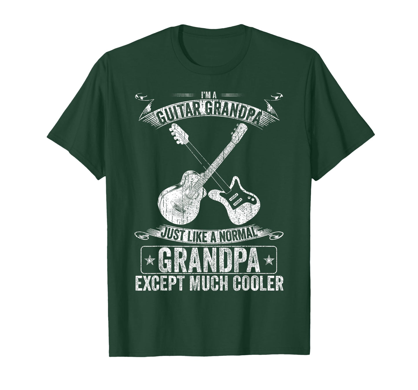 I'm A Guitar Grandpa Just Like A Normal - Except Much Cooler T-Shirt