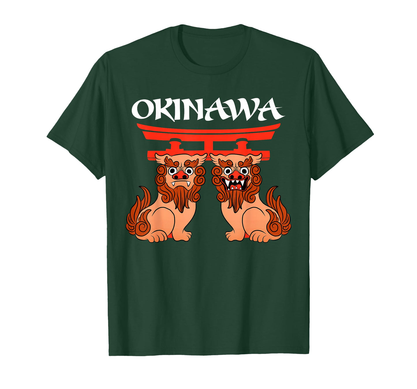 Shisa Dogs - Guardian Lions Okinawa Japan T-Shirt