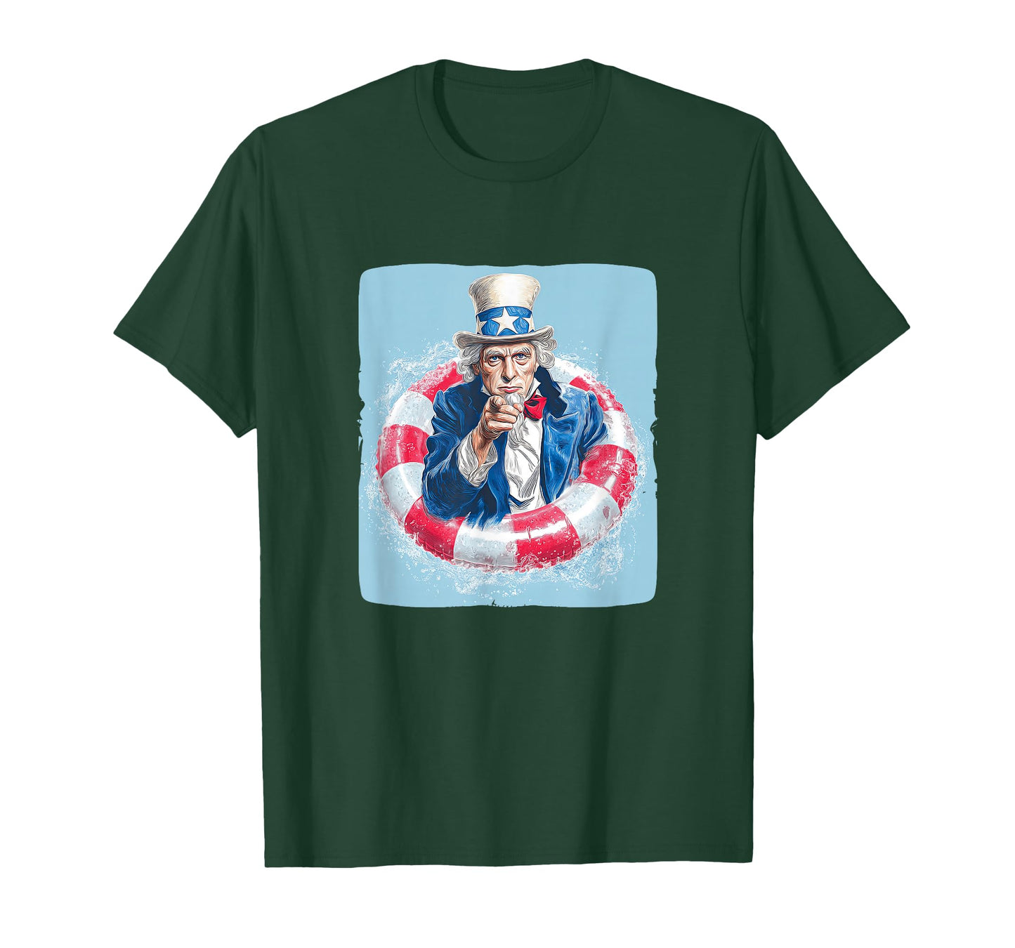 Sam and Pool Ring Look for US Colors Lovers T-Shirt