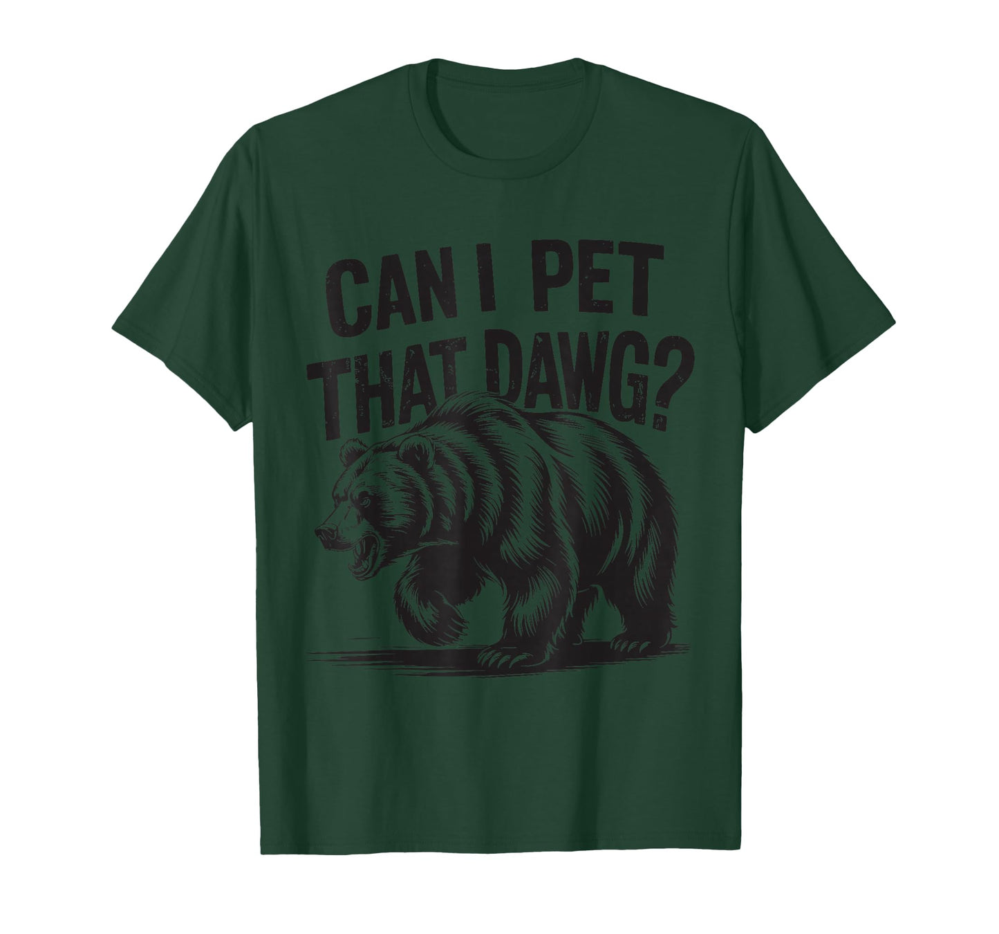 Can I Pet That Dog Funny Dawg Meme Camping Lovers T-Shirt