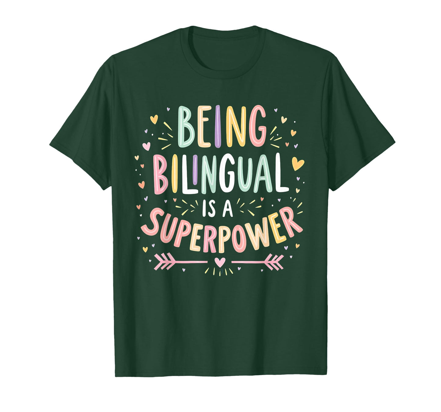 Being Bilingual Is A Superpower Back To School ESL Teacher T-Shirt