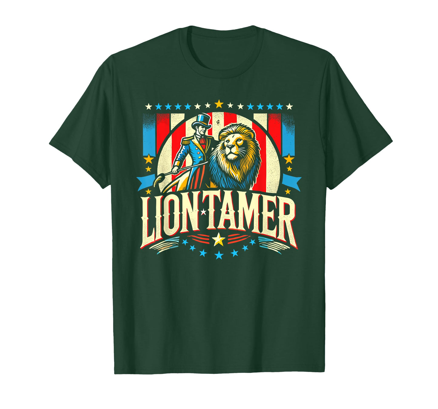 Lion Tamer Shirt Men Women Costume Ringmaster Costume T-Shirt