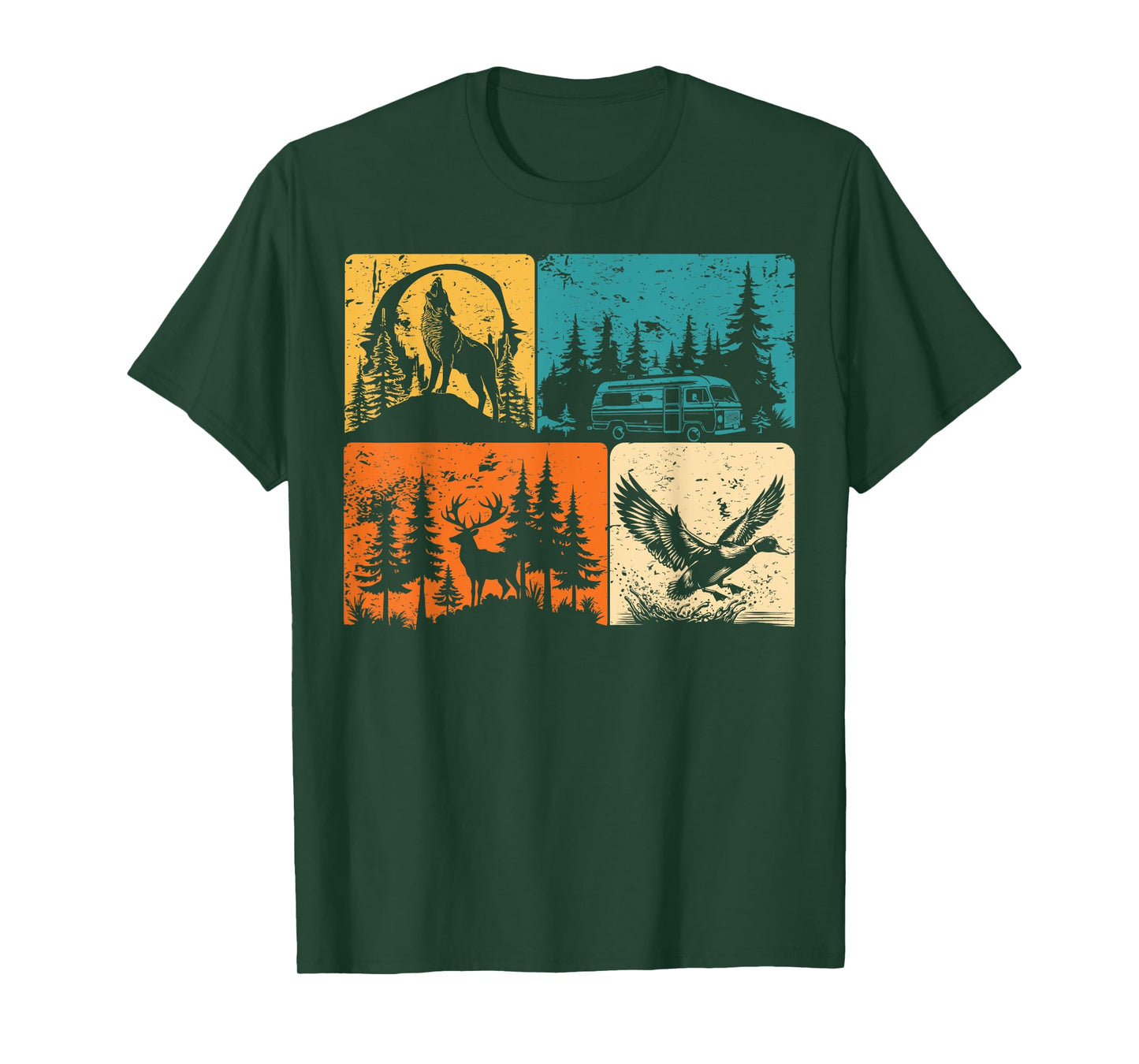 Wildlife Nature Vintage Forest T-Shirt