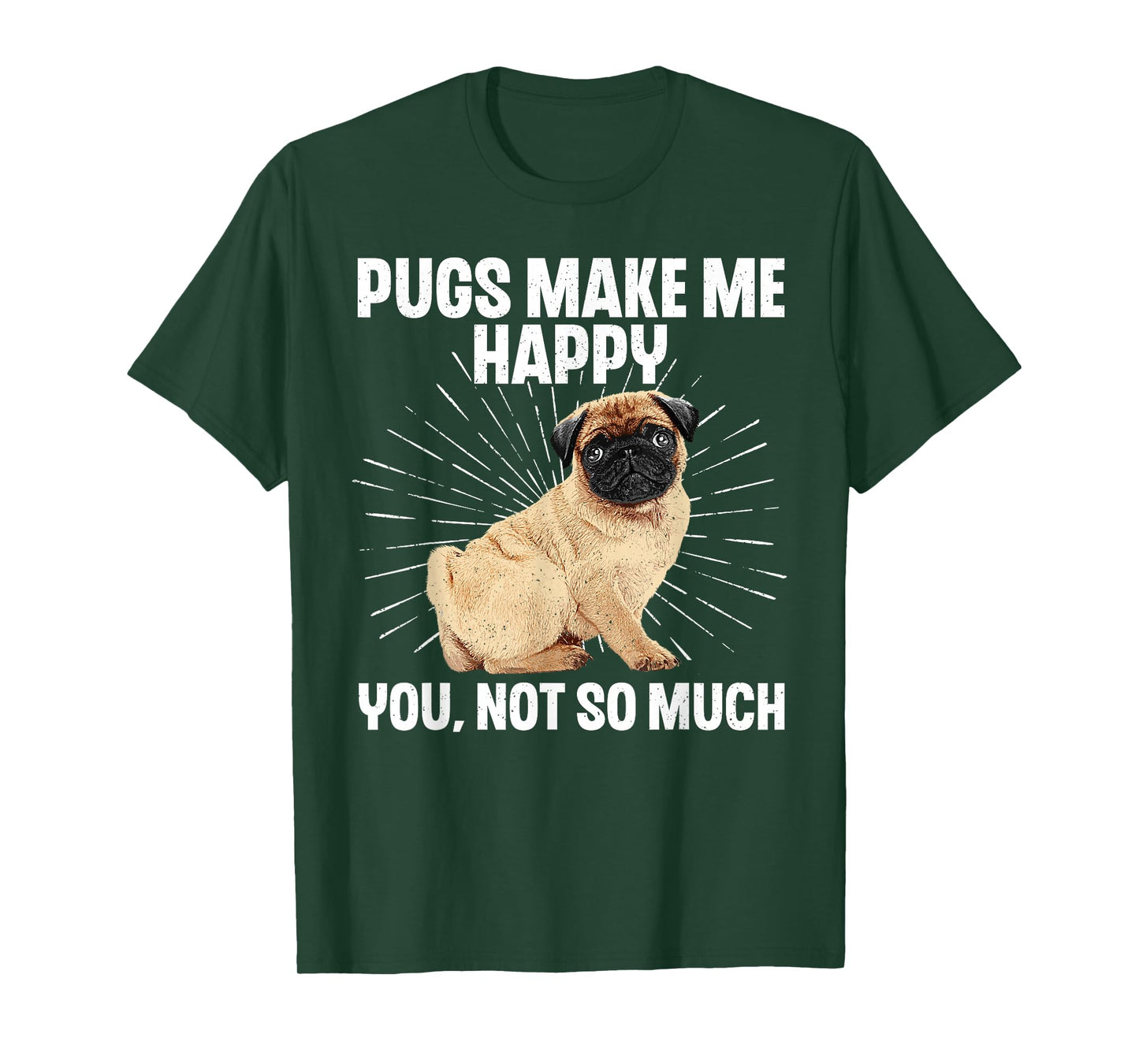 Funny Pug Design for Men Women Puppy Pet Dog Breed Pug Lover T-Shirt