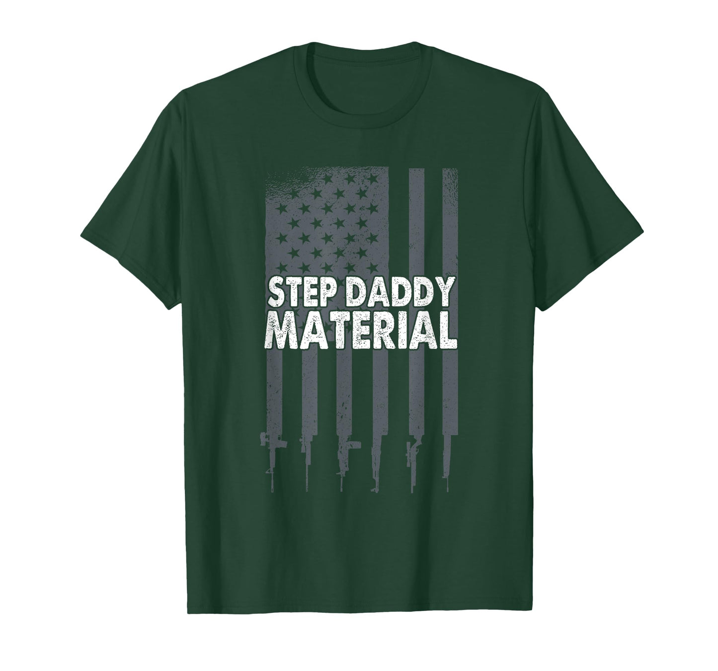 Best Stepdad Father's Day Step Daddy Material T-Shirt