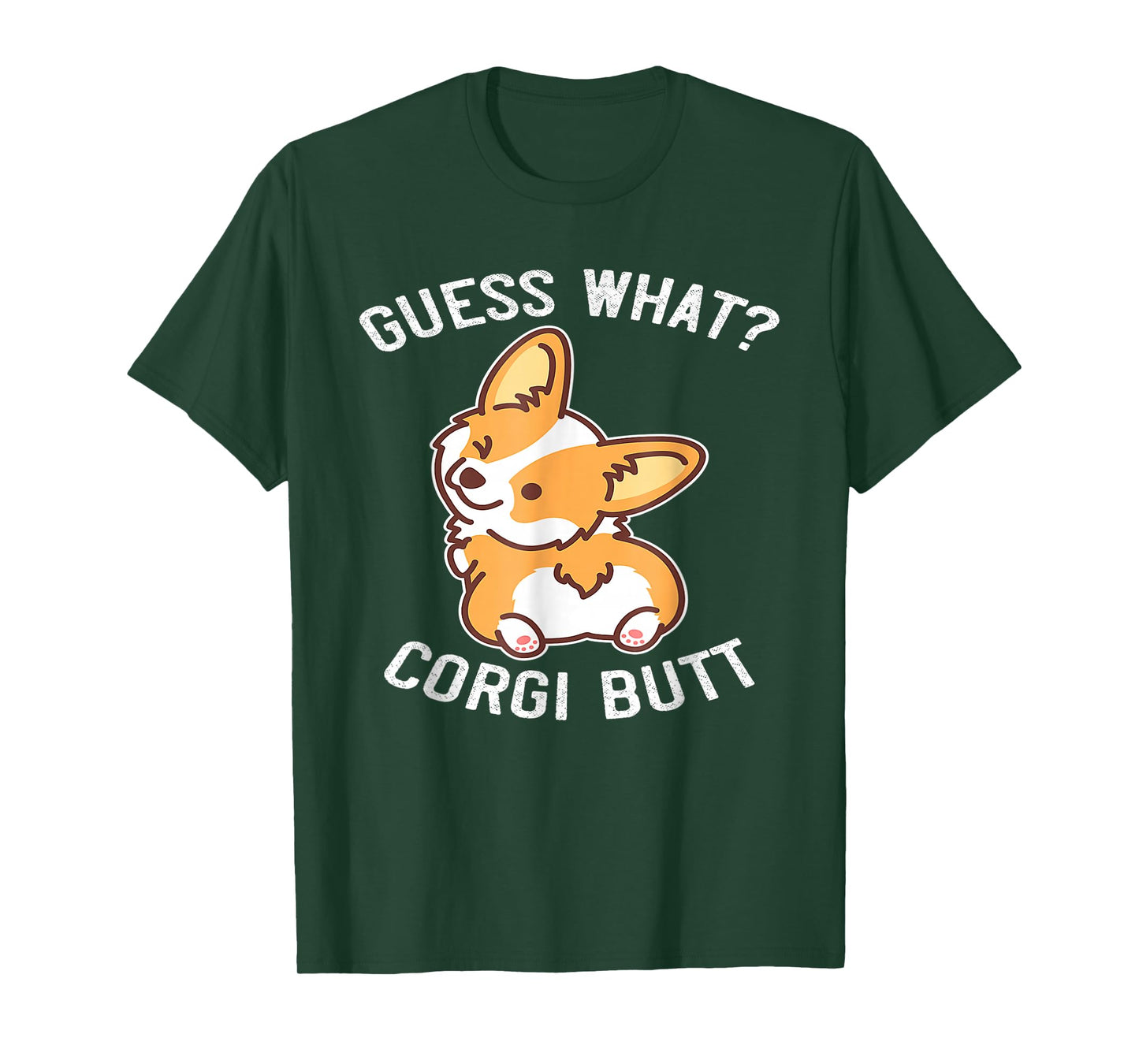 Guess What Corgi Butt Funny Corgi Dog Gift Pun T-Shirt