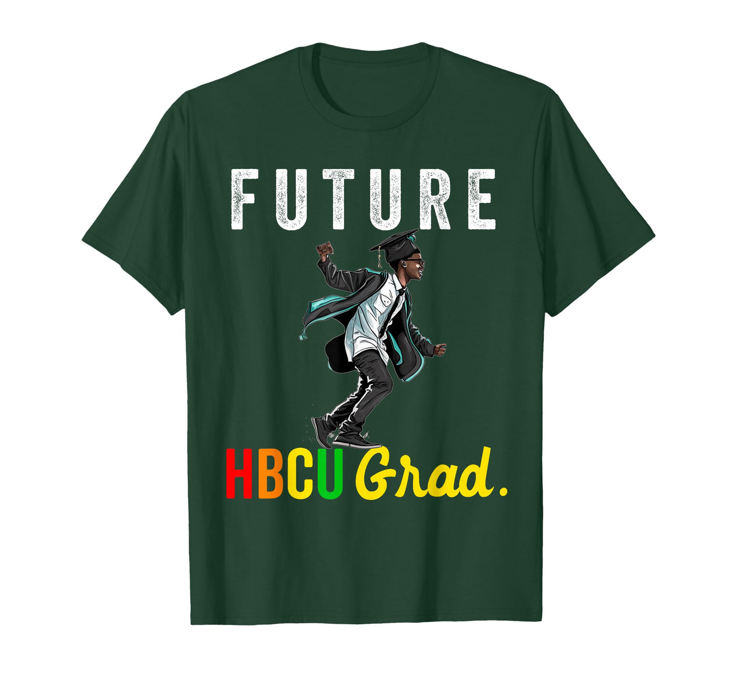 Future HBCU Grad History Black College Youth Kids Boy T-Shirt