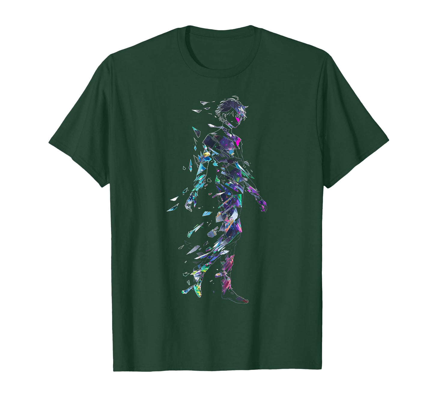 Anime Manga Motif Abstract Art Anime T-Shirt