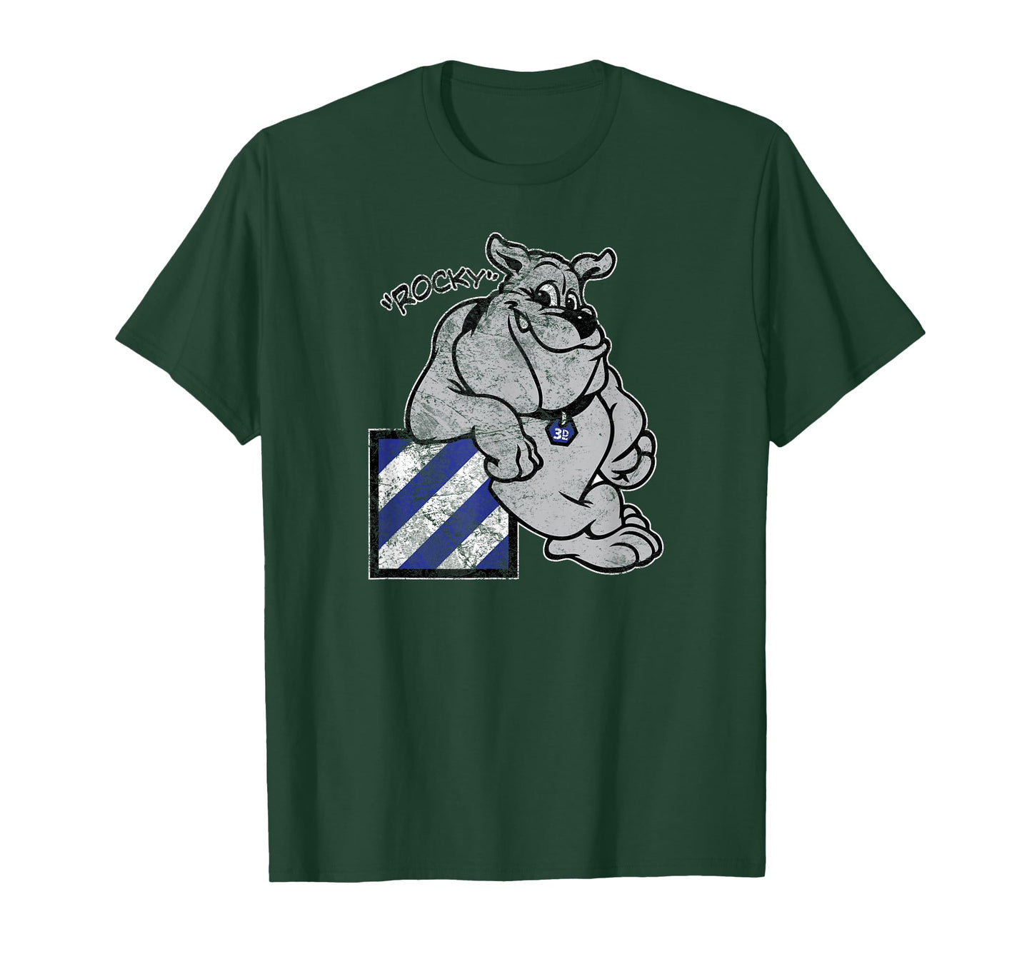 American Marauder: 3rd Infantry Division Rocky The Bulldog T-Shirt