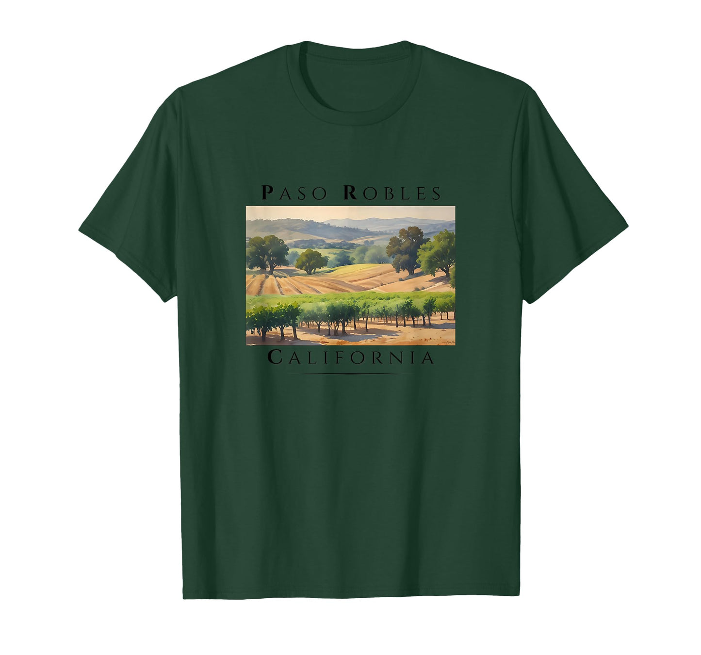 Vintage Paso Robles California Vineyard T-Shirt