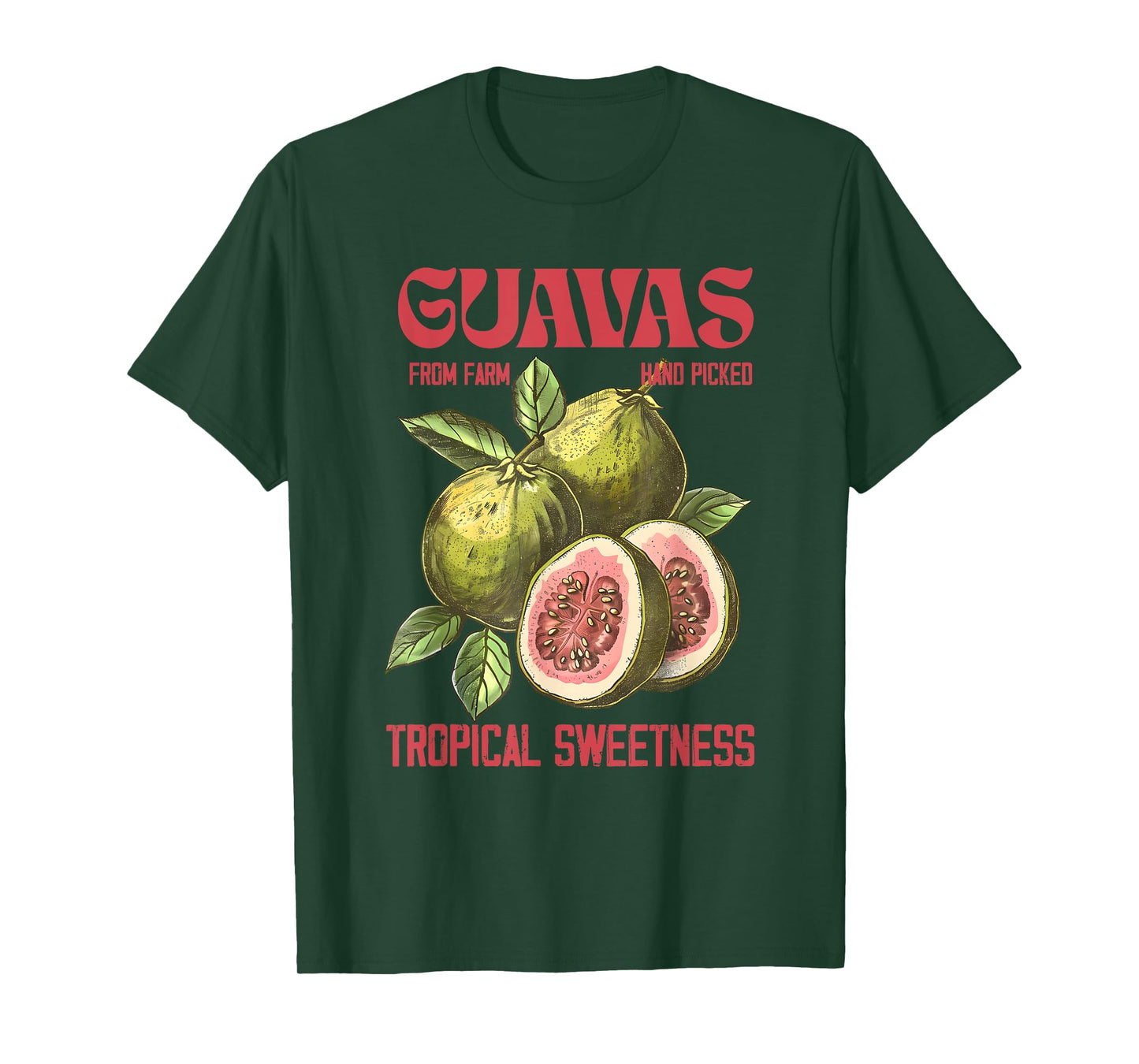 Guavas Retro Commercial Graphic Tee, Vintages Guavas Label T-Shirt