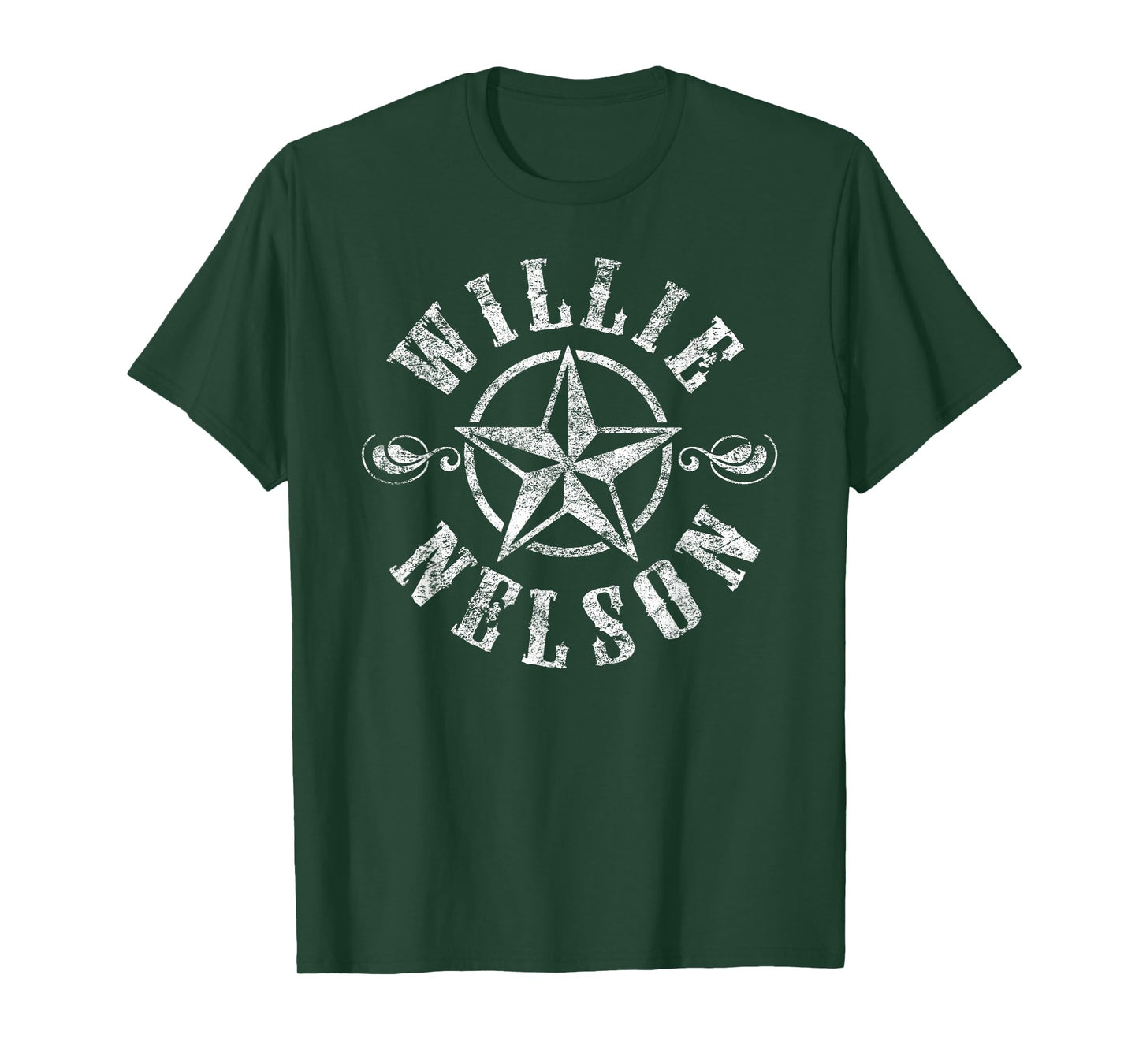 Willie Nelson Star Logo Tee T-Shirt