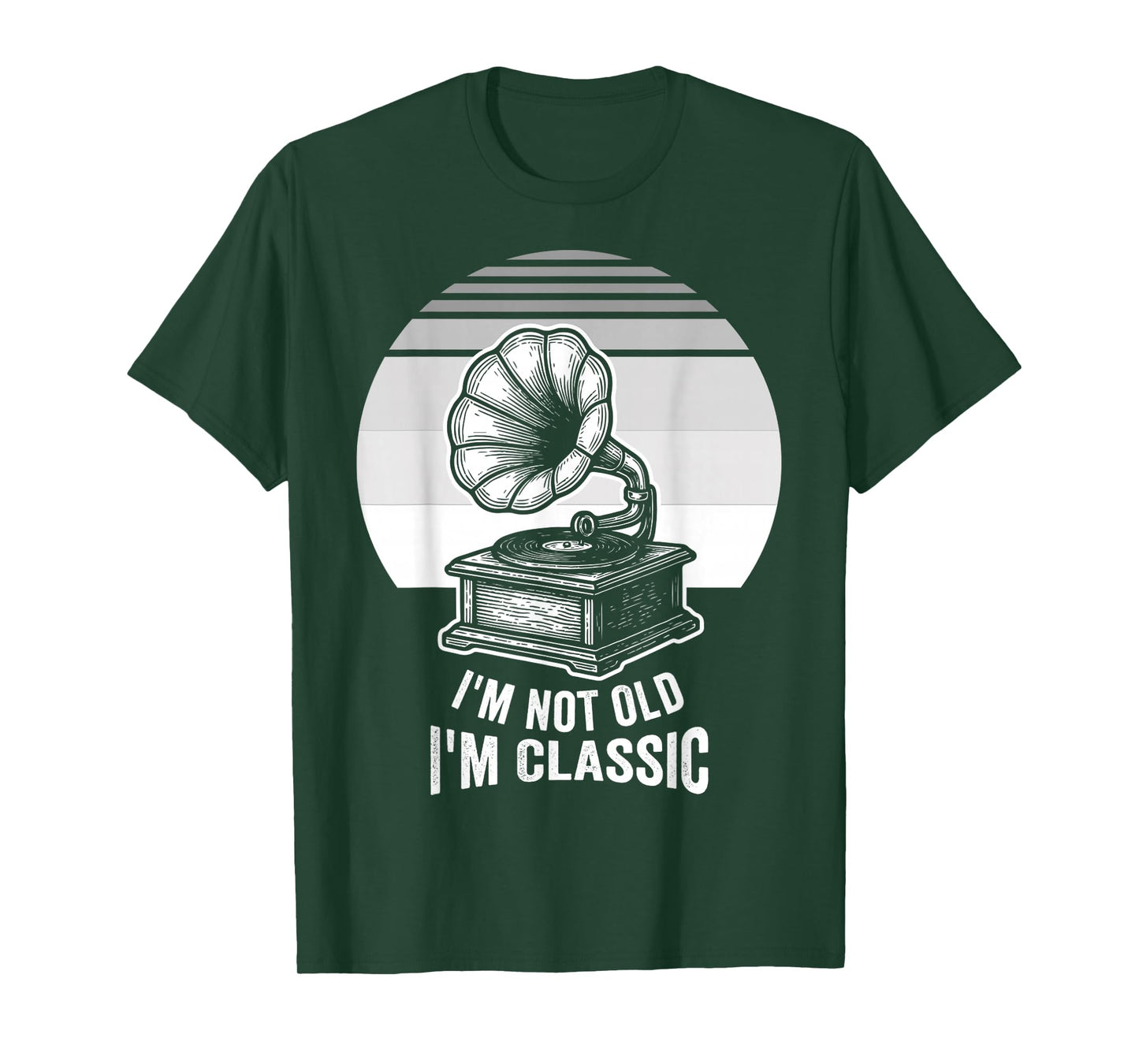 I'm Not Old I'm Classic Gramophone Retro T-Shirt