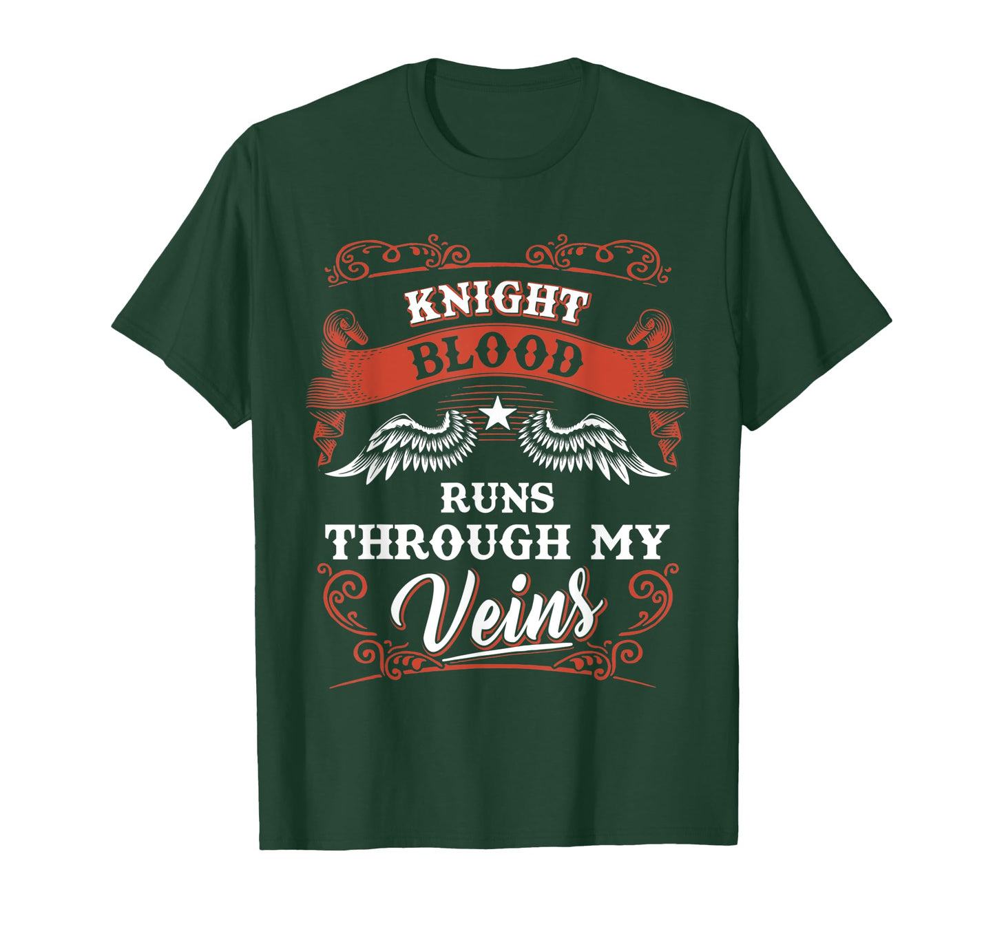KNIGHT blood runs through my veins shirt 1k2d