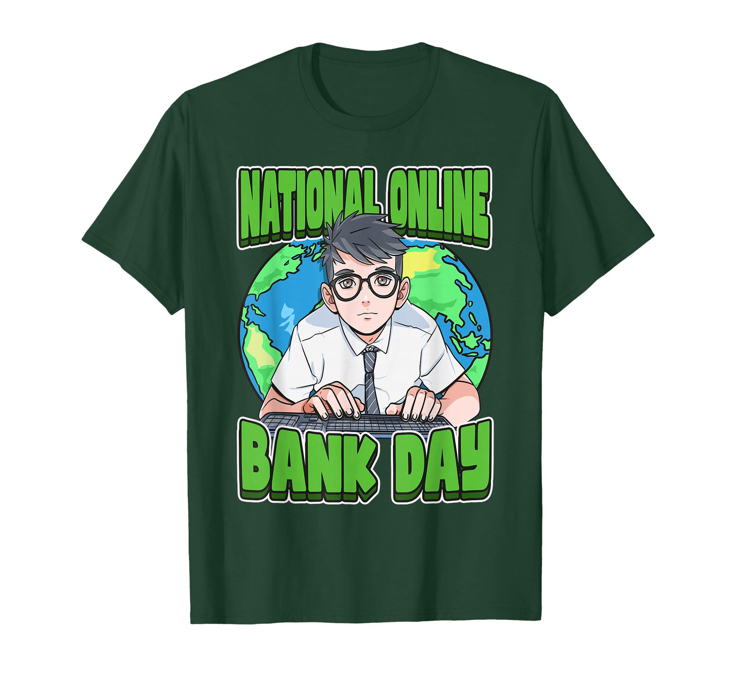 National Online Bank Day October Celebrate Banks T-Shirt