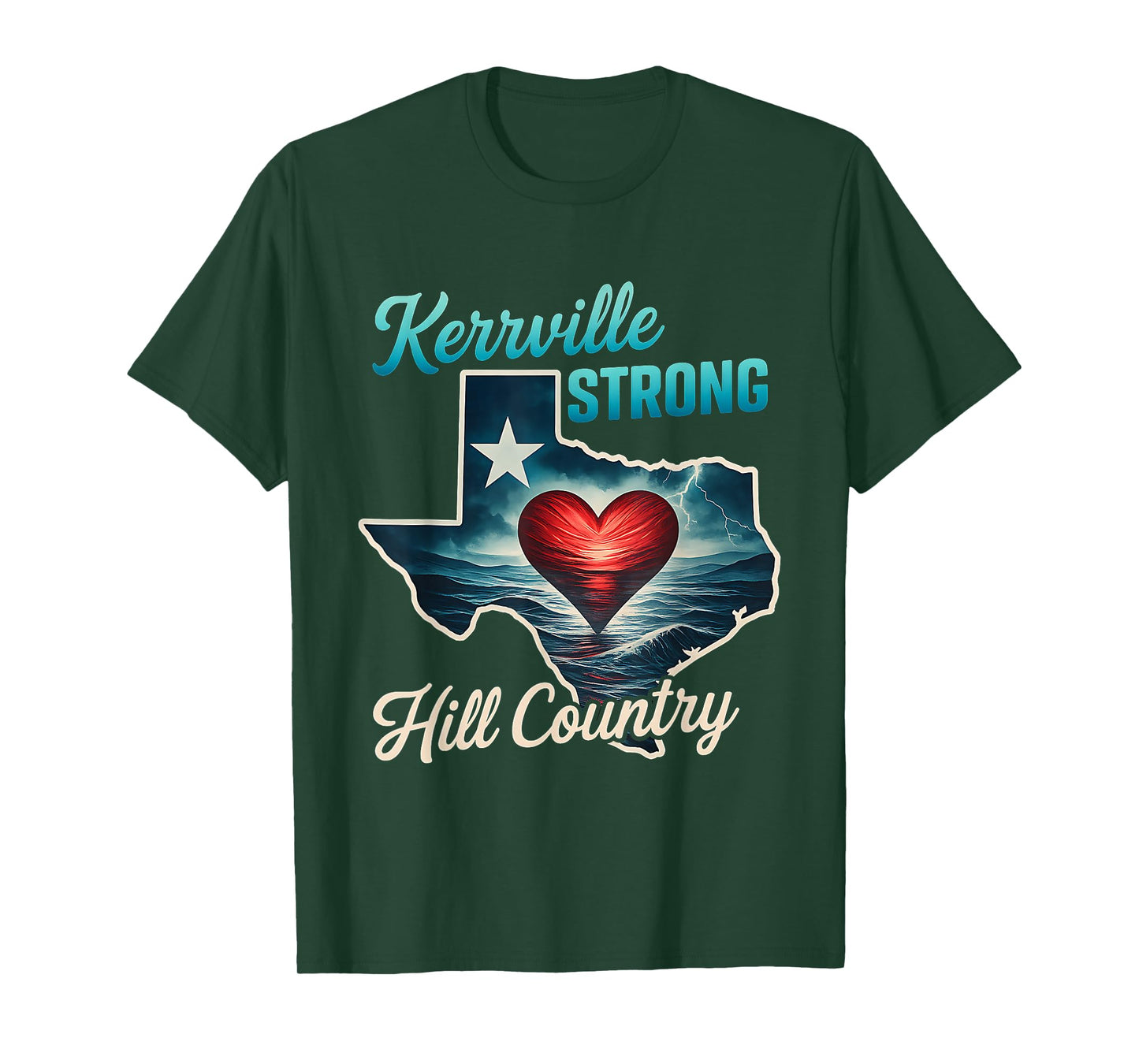 Texas Strong Kerrville Strong Hill Country Texas Support T-Shirt