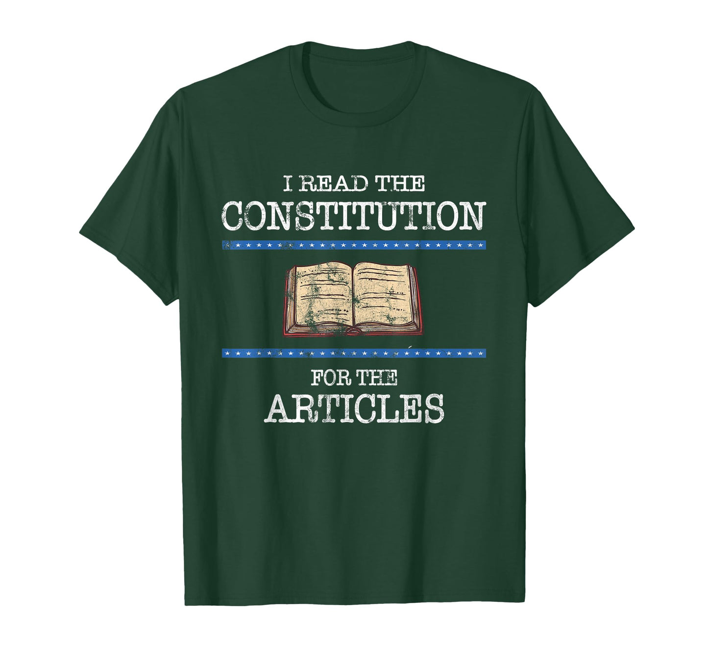 History Teachers Read The Constitution Distressed Funny T-Shirt