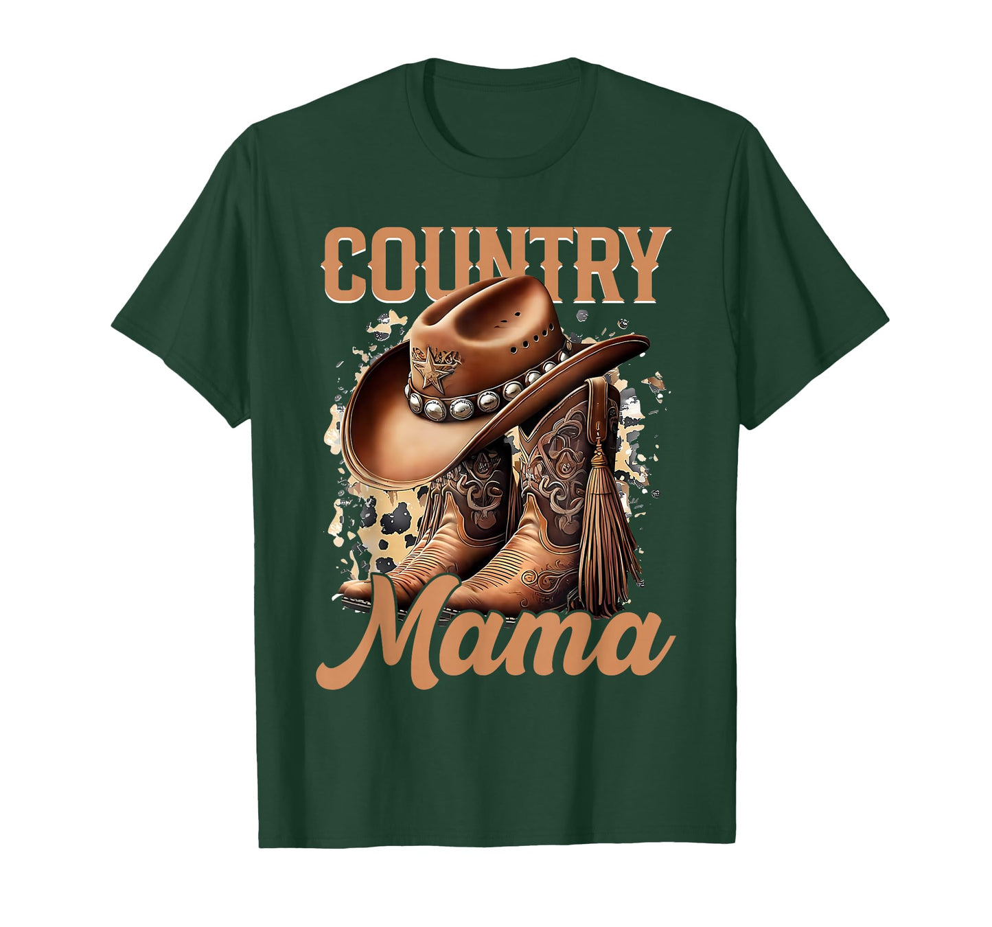 Retro Mama Western Cowgirls Mother Day Family Matching T-Shirt
