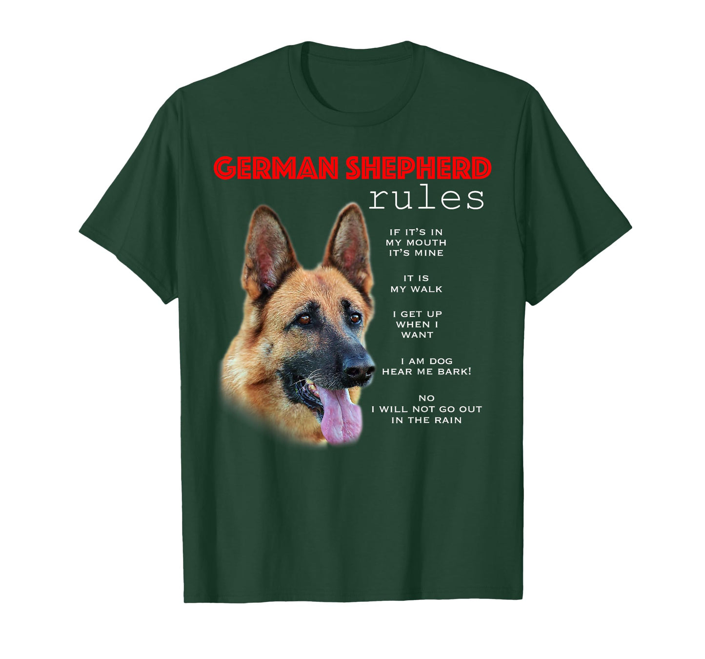 Funny rules for the owner of a German Shepherd T-Shirt