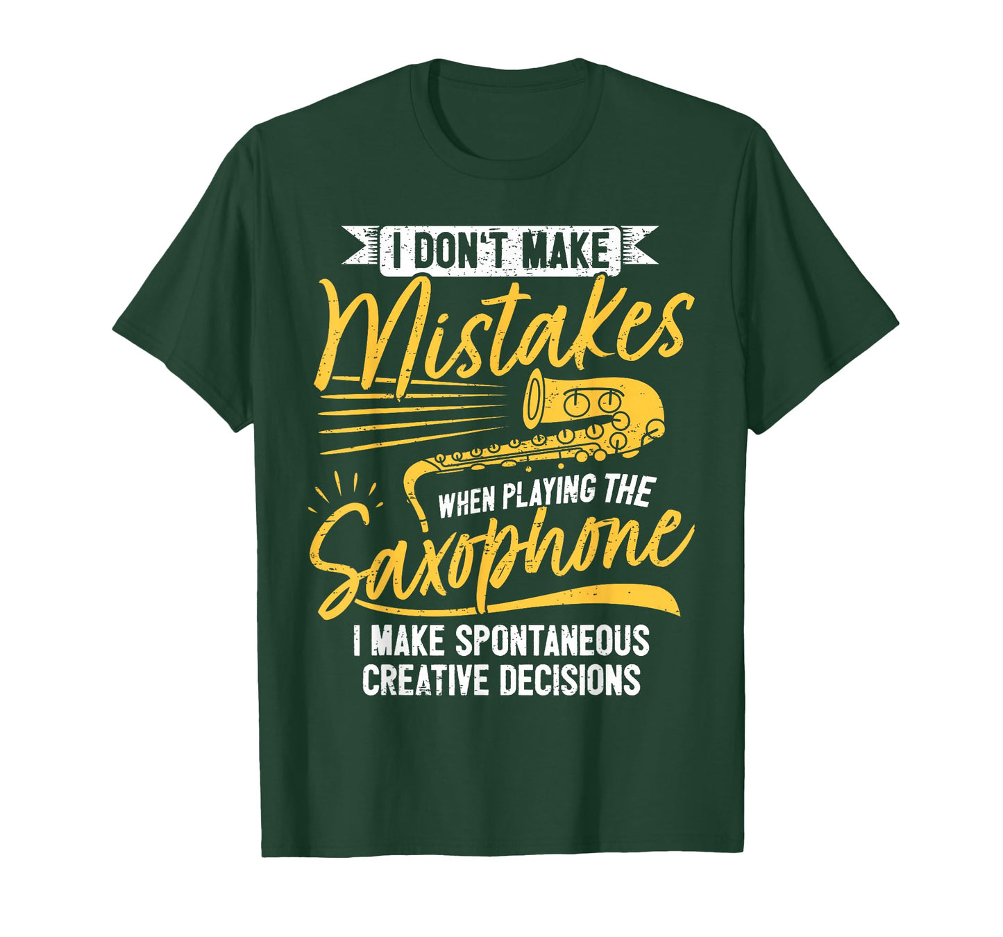 Creative Saxophonist Saxist Sax Jazz Saxophone T-Shirt