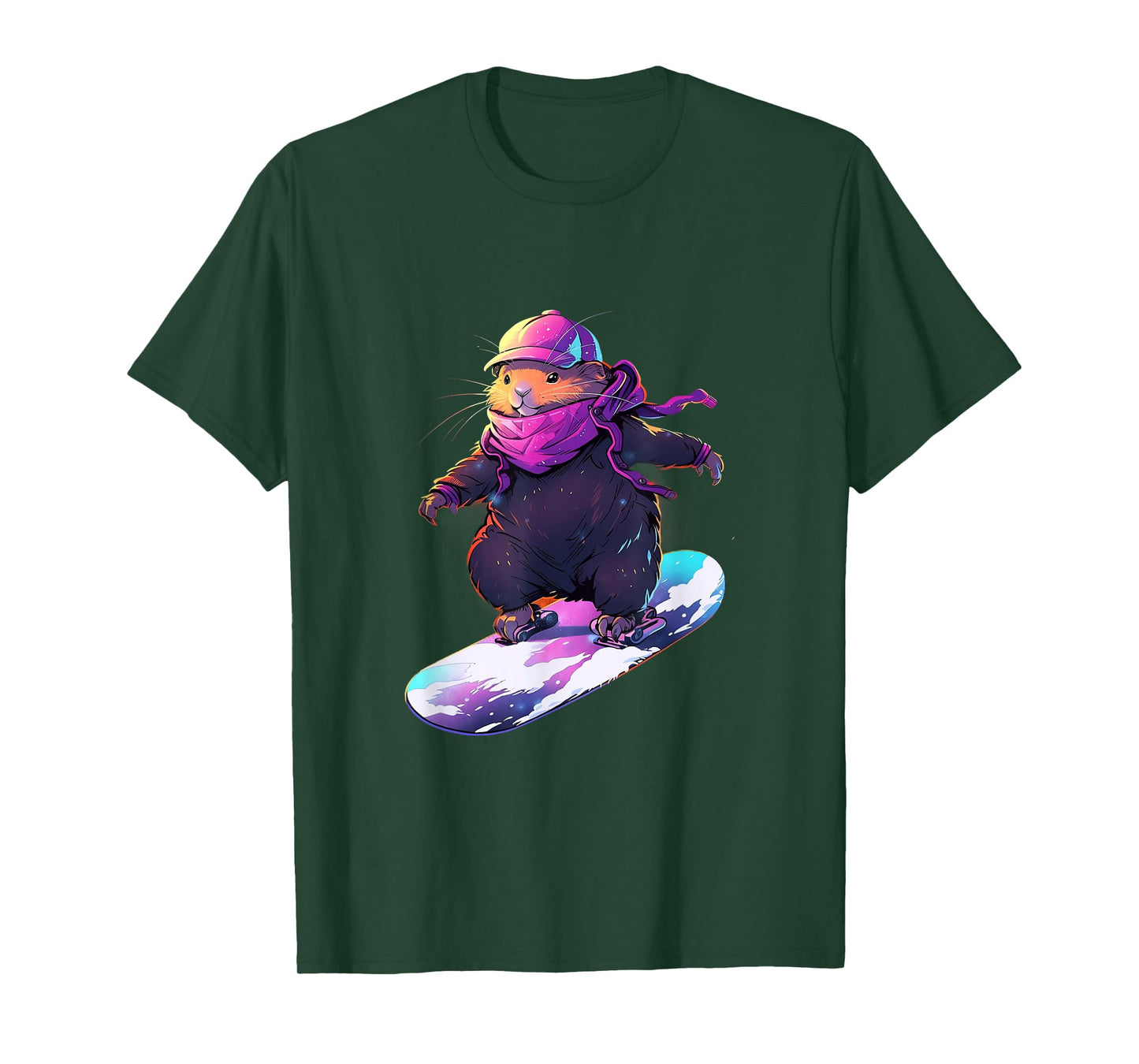 Capybara Snowboard Rider Snowboarder Snowboarder Snowboarder Snowbo T-Shirt